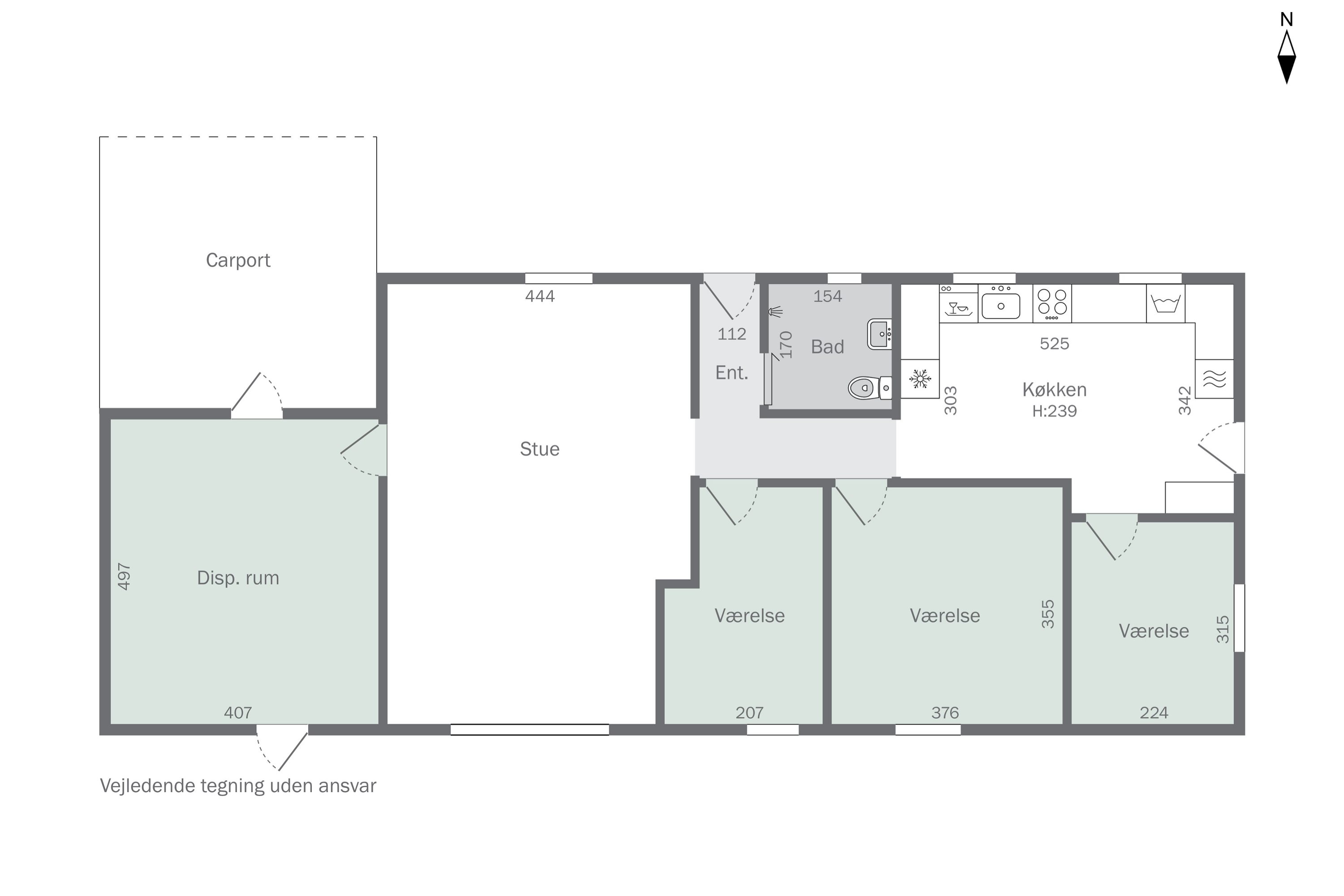 Plantegninger billede af Mullerupvej 15, Langtved, 5540 Ullerslev