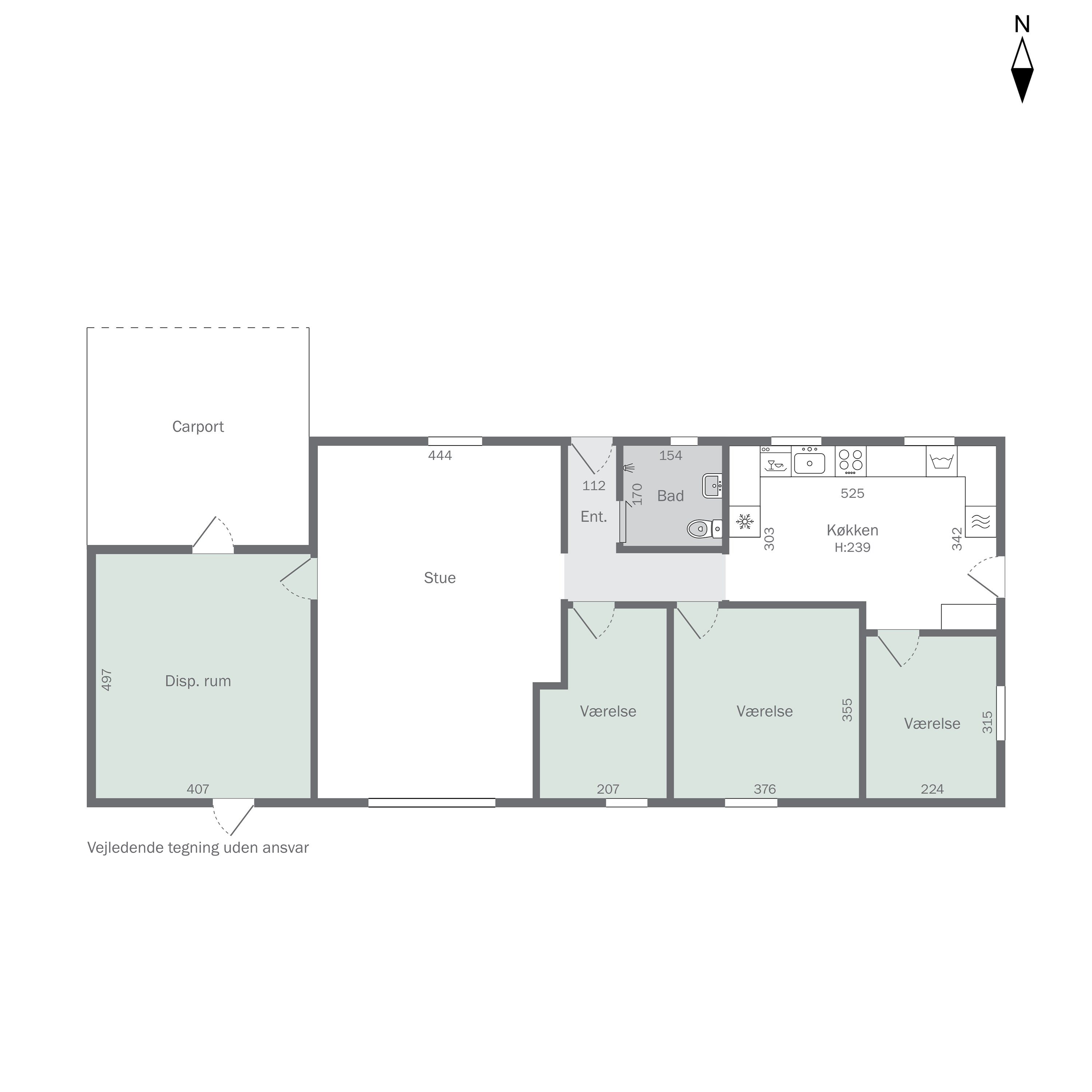 Plantegninger billede af Mullerupvej 15, Langtved, 5540 Ullerslev
