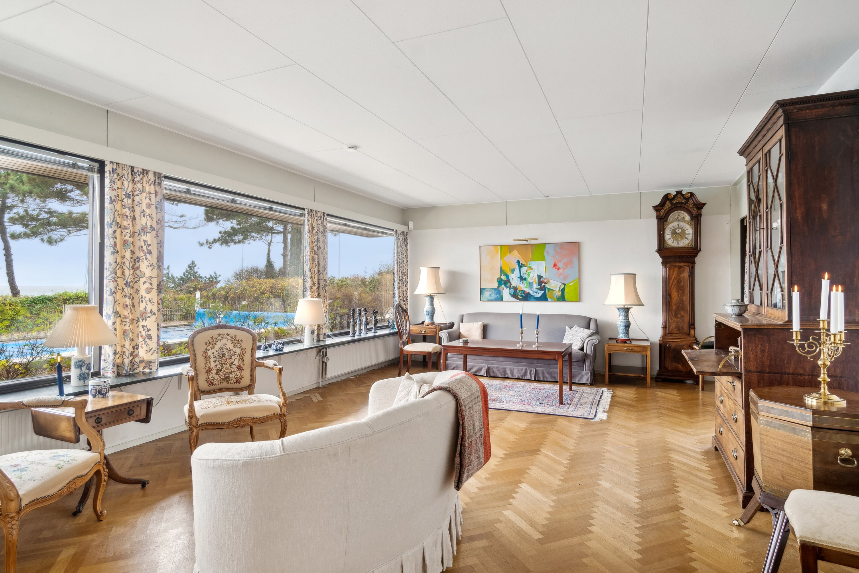 Fremhævet stue billede i fuldskærmstilstand. Billede af Strandbakken 17, 4400 Kalundborg