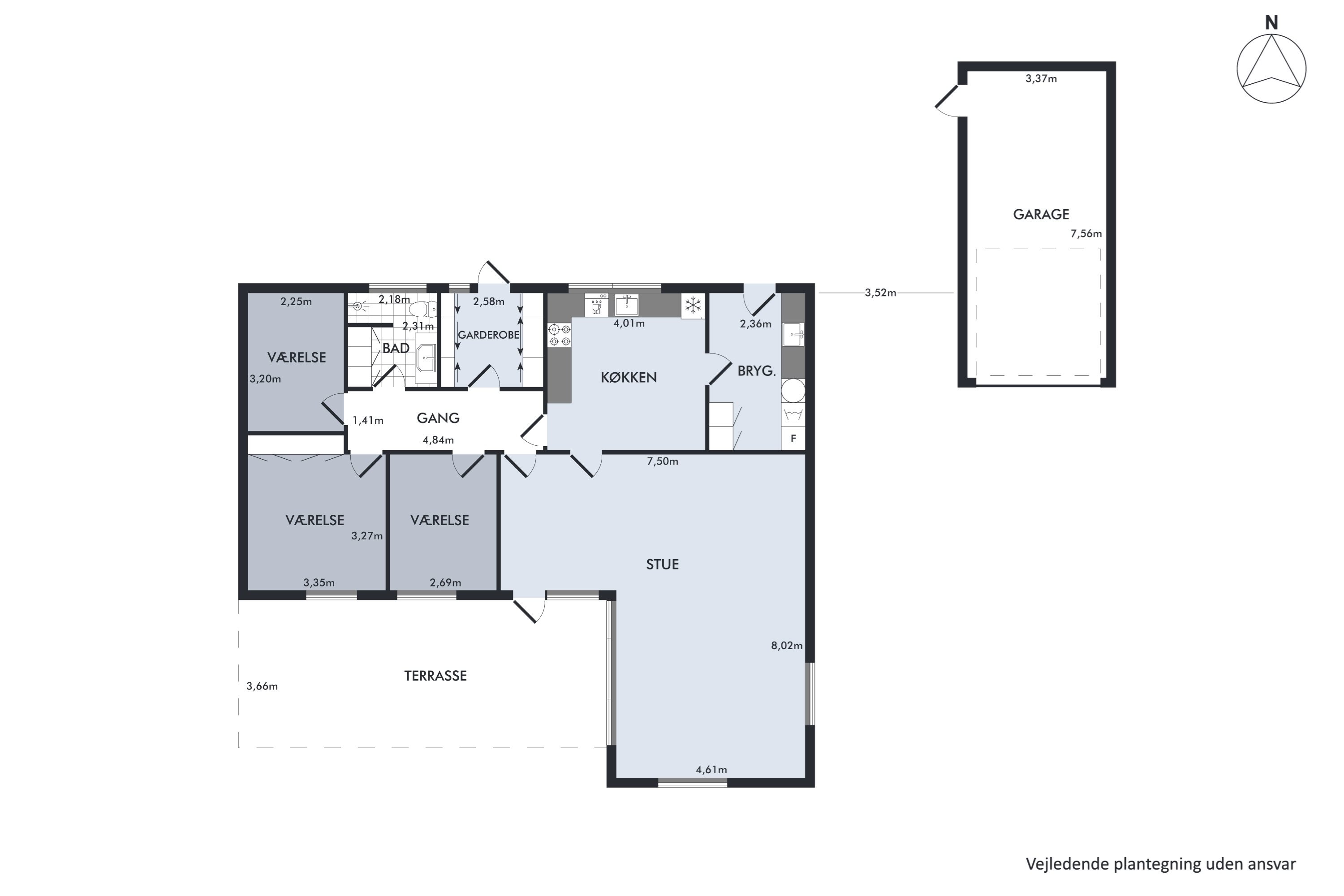Plantegninger billede af T. O. R. Skole Vej 64, Tæbring, 7900 Nykøbing M