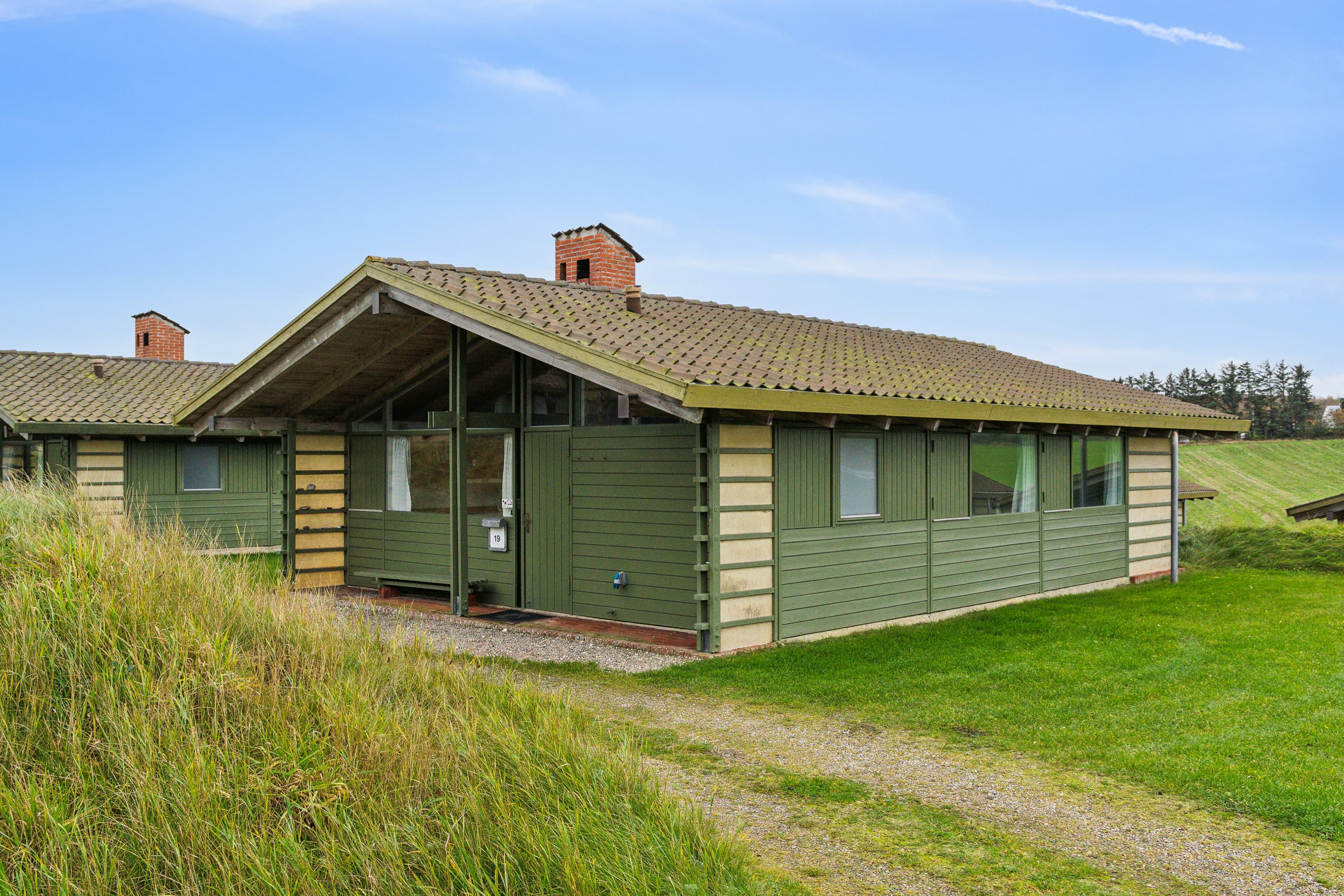 Fremhævet set fra haven billede i fuldskærmstilstand. Billede af Solskinsvej 19, Vigsø, 7730 Hanstholm