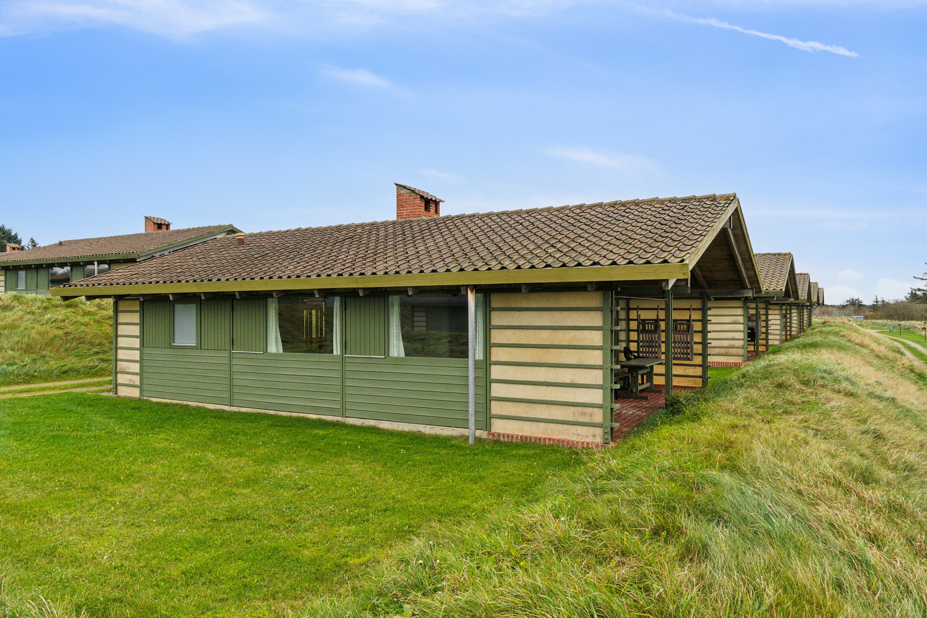 Fremhævet set fra haven billede i fuldskærmstilstand. Billede af Solskinsvej 19, Vigsø, 7730 Hanstholm