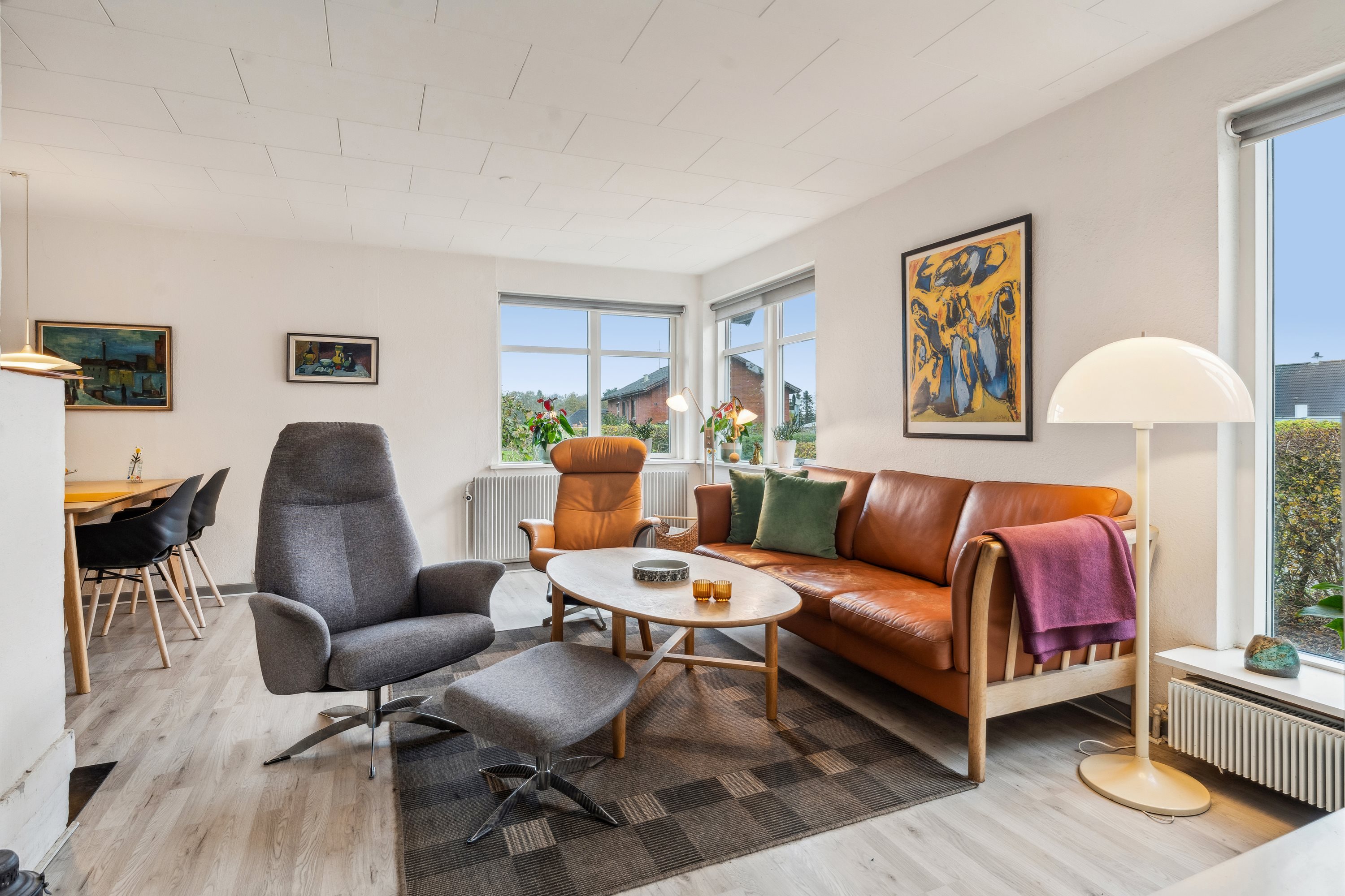 Fremhævet stue billede i fuldskærmstilstand. Billede af Nørreled 11, Ø Tørslev, 8983 Gjerlev J