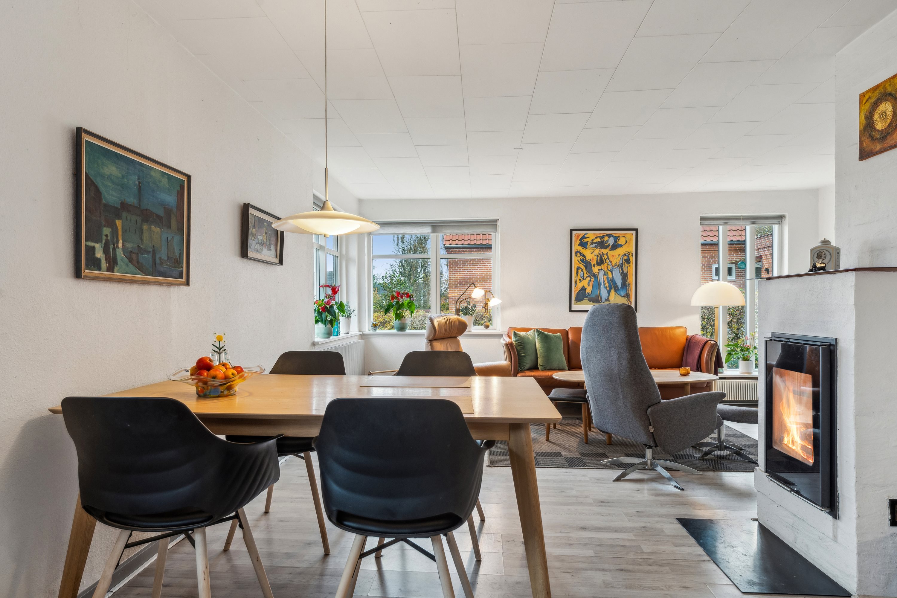 Fremhævet stue billede i fuldskærmstilstand. Billede af Nørreled 11, Ø Tørslev, 8983 Gjerlev J