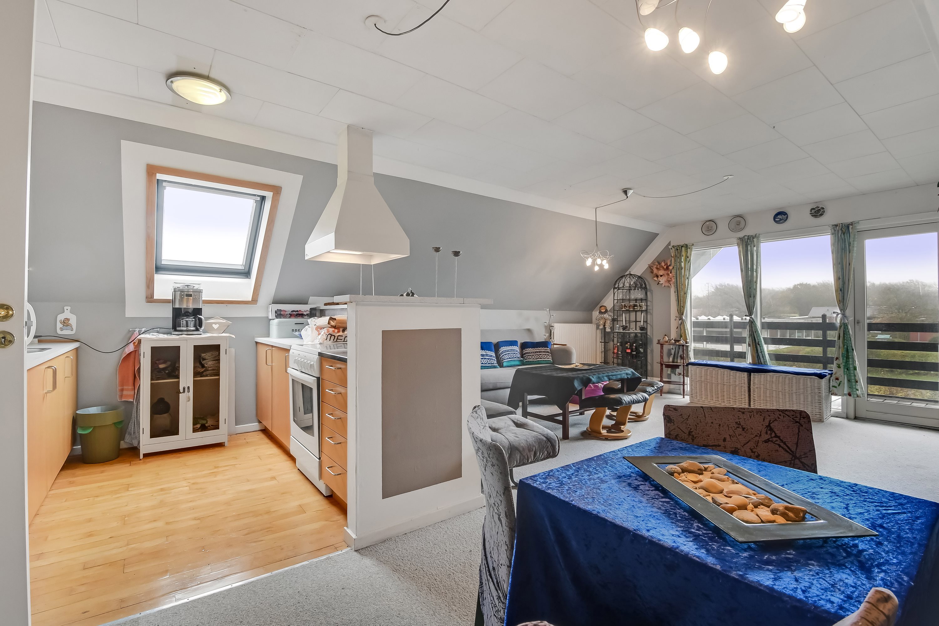 Fremhævet køkken billede i fuldskærmstilstand. Billede af Rosenvænget 6, Hvidbjerg, 7790 Thyholm