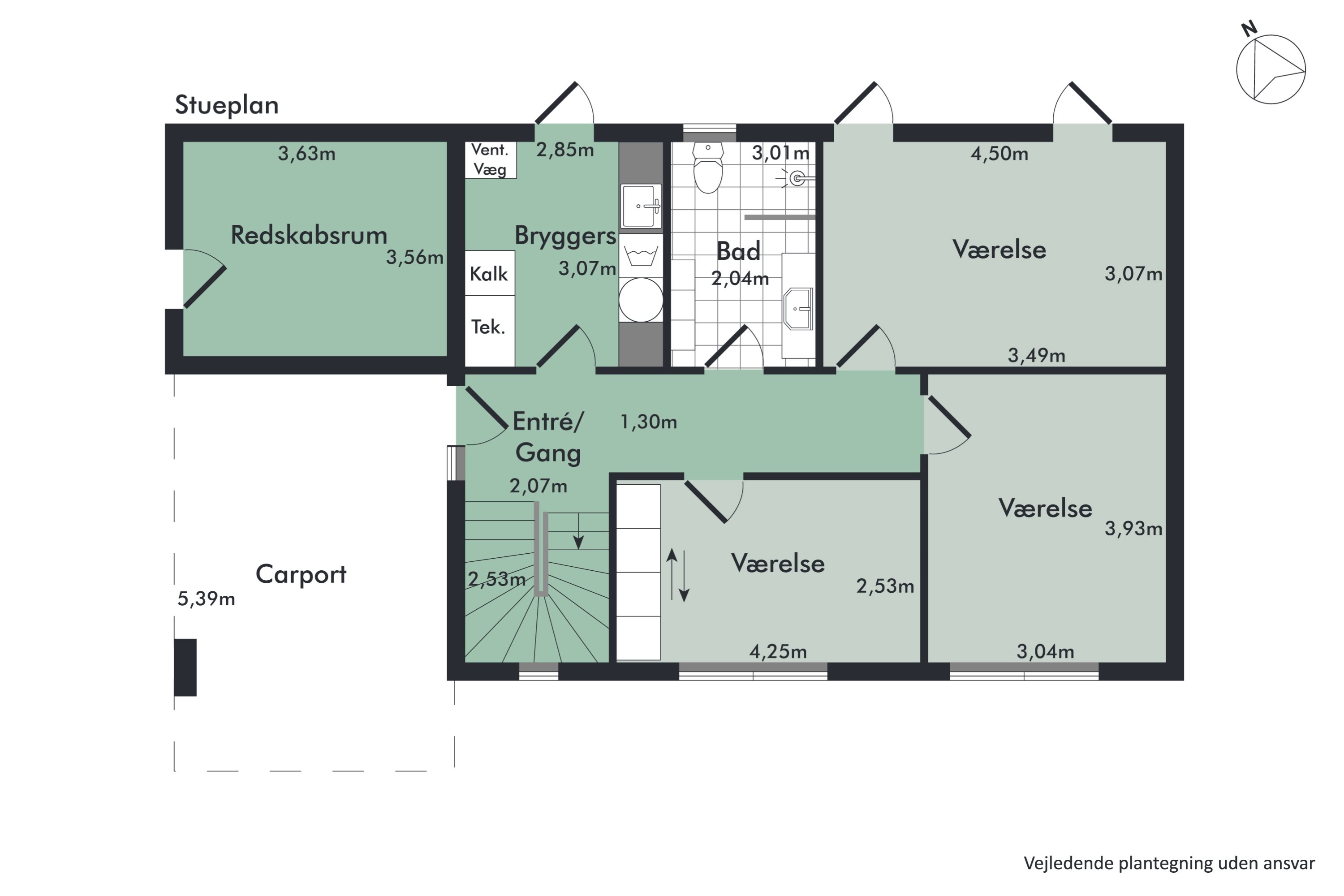 Plantegninger billede af Elektravej 41, Gug, 9210 Aalborg SØ