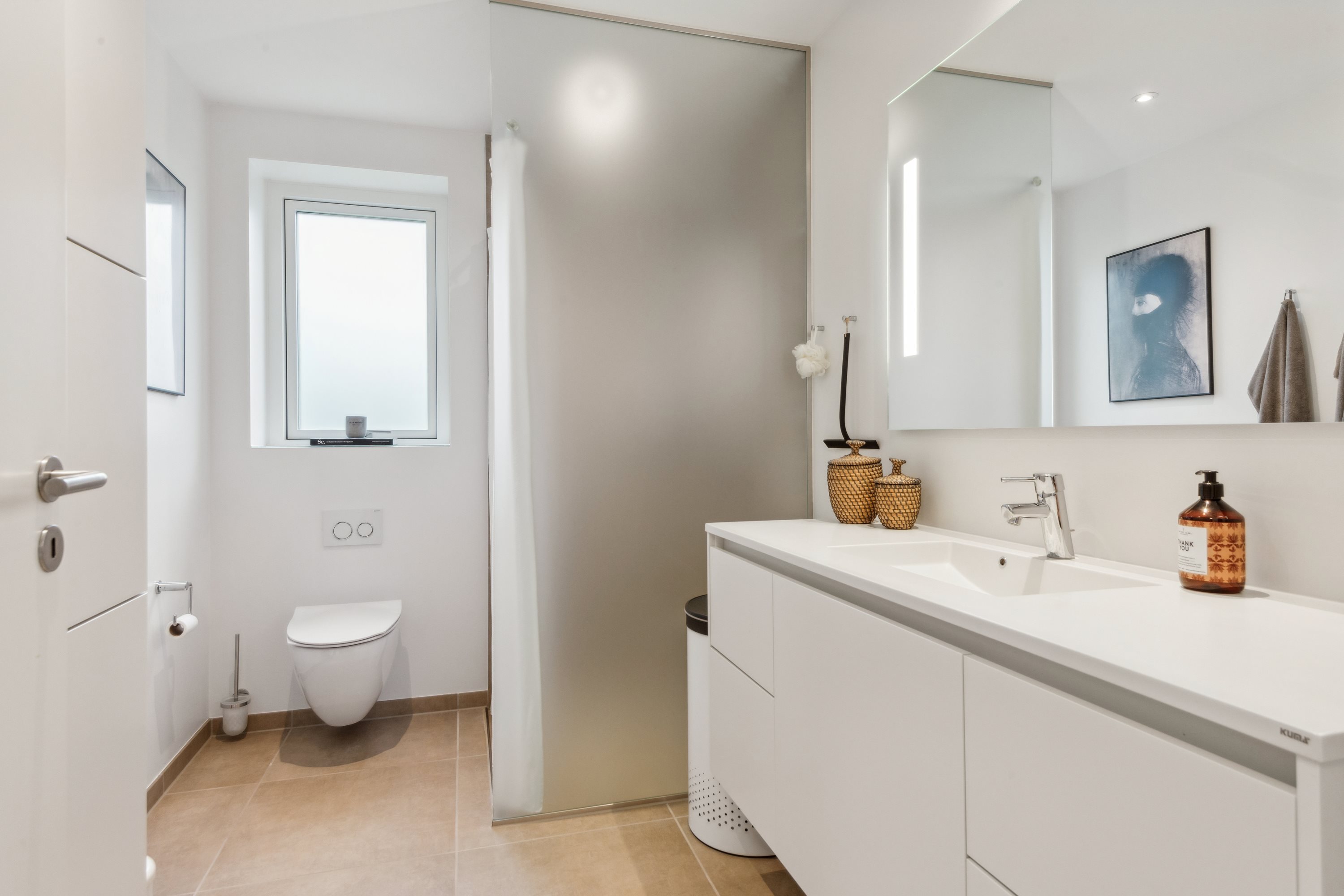 Fremhævet badeværelse billede i fuldskærmstilstand. Billede af Elektravej 41, Gug, 9210 Aalborg SØ