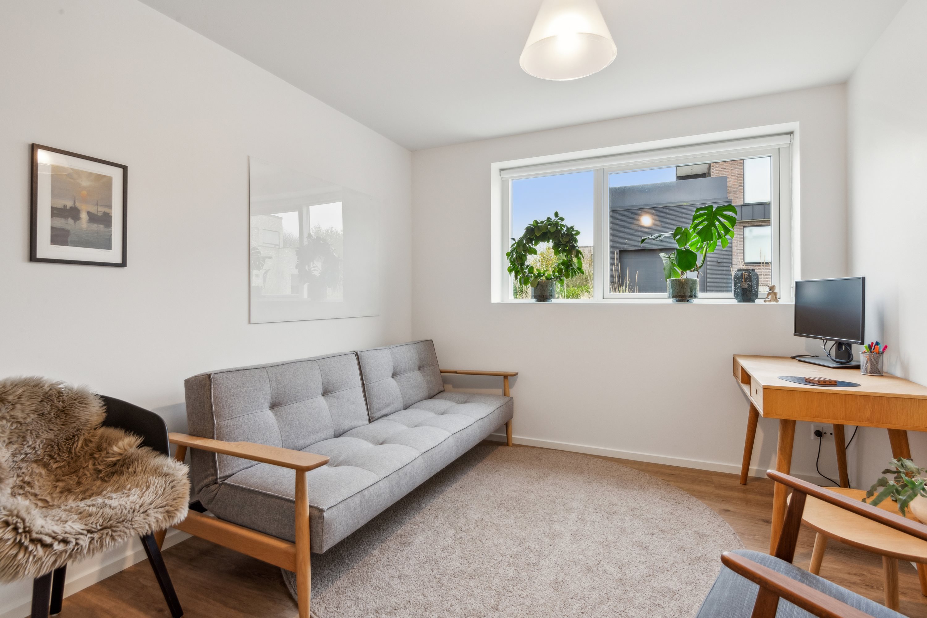 Fremhævet stue billede i fuldskærmstilstand. Billede af Elektravej 41, Gug, 9210 Aalborg SØ