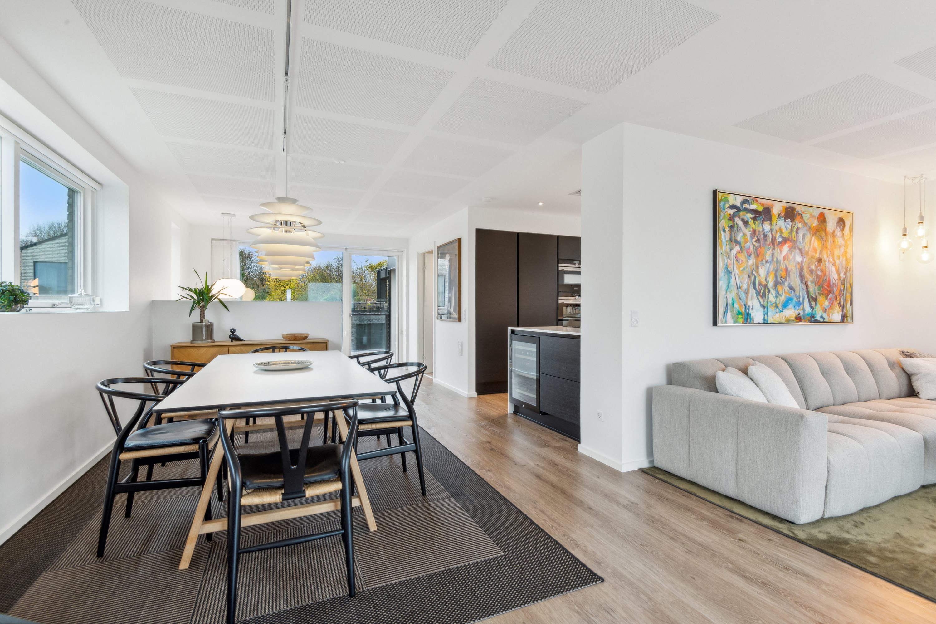 Fremhævet stue billede i fuldskærmstilstand. Billede af Elektravej 41, Gug, 9210 Aalborg SØ