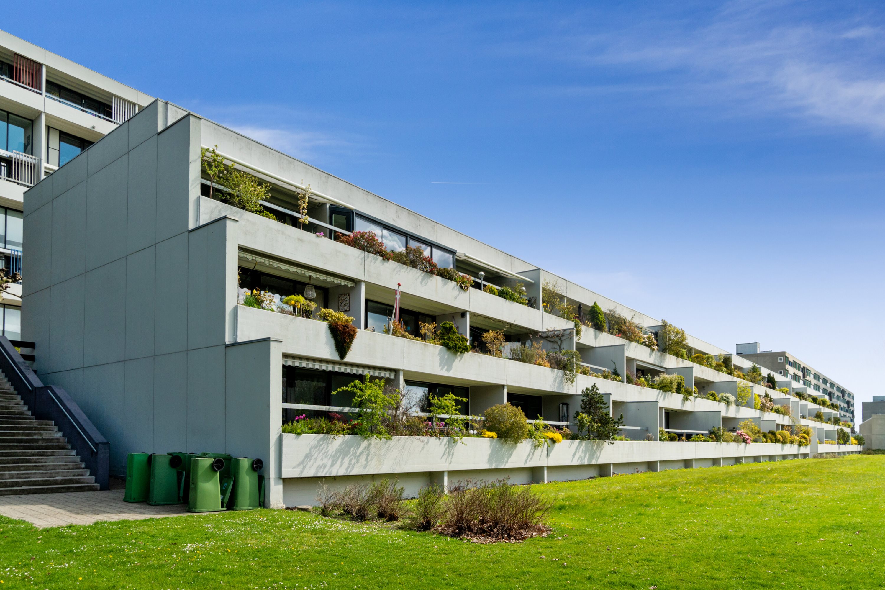 Fremhævet facade billede i fuldskærmstilstand. Billede af Vestervang 38, 2. 3822., 8000 Aarhus C