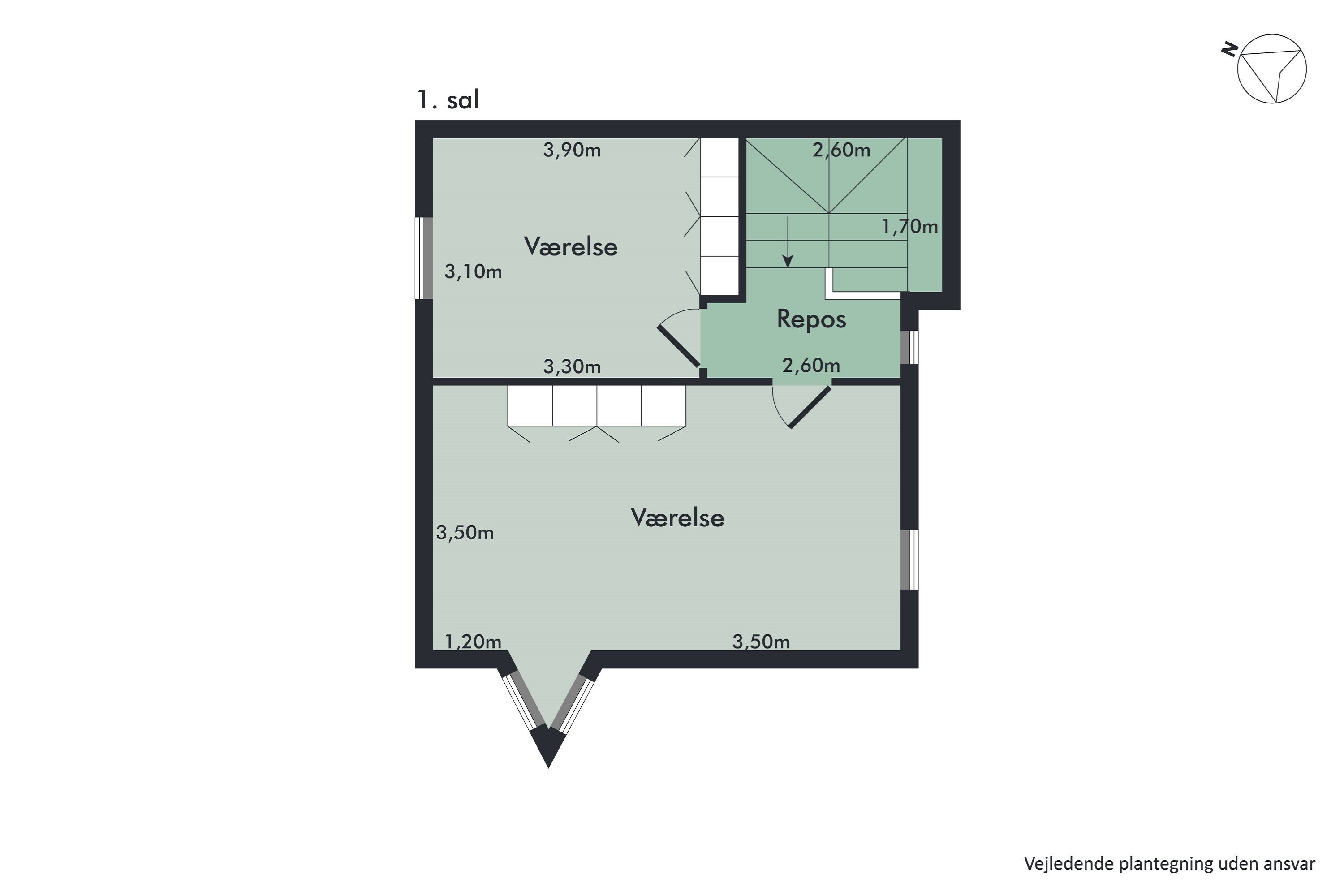 Plantegninger billede af Fredensgade 3, 9500 Hobro