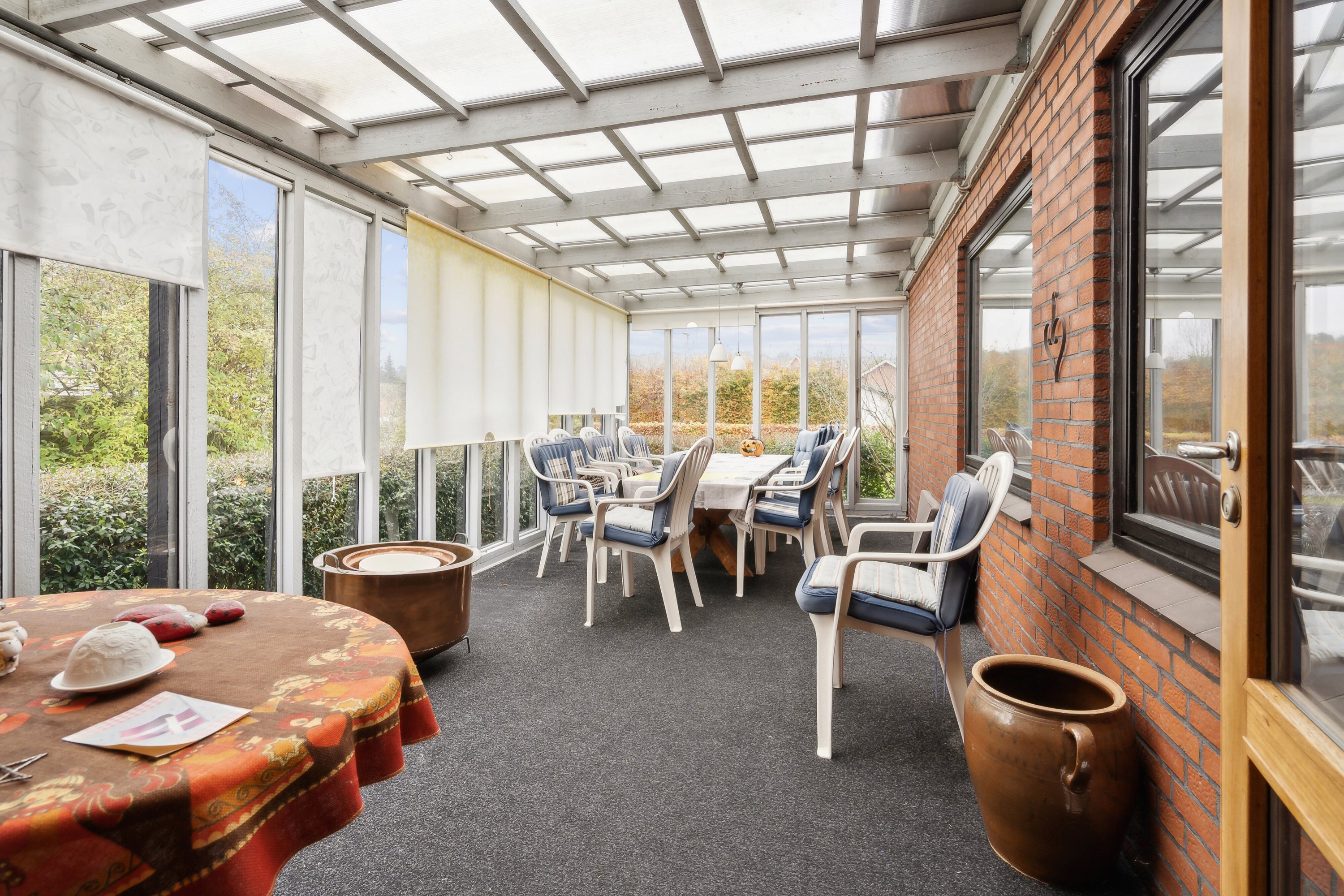 Fremhævet udestue billede i fuldskærmstilstand. Billede af Langløkke 24, 6200 Aabenraa