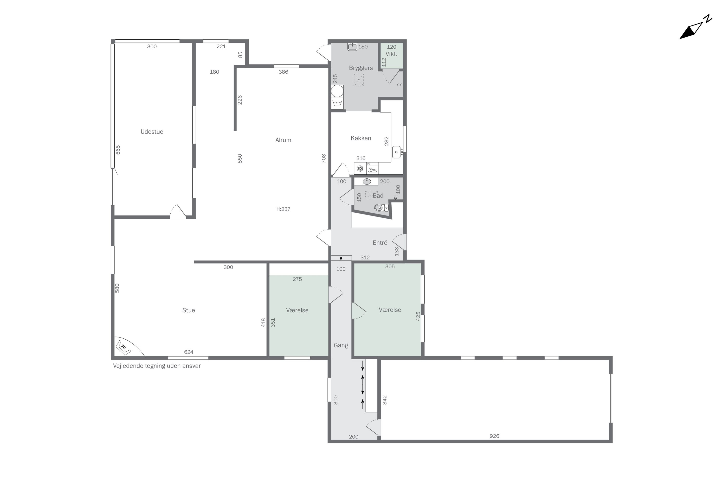 Plantegninger billede af Langløkke 24, 6200 Aabenraa