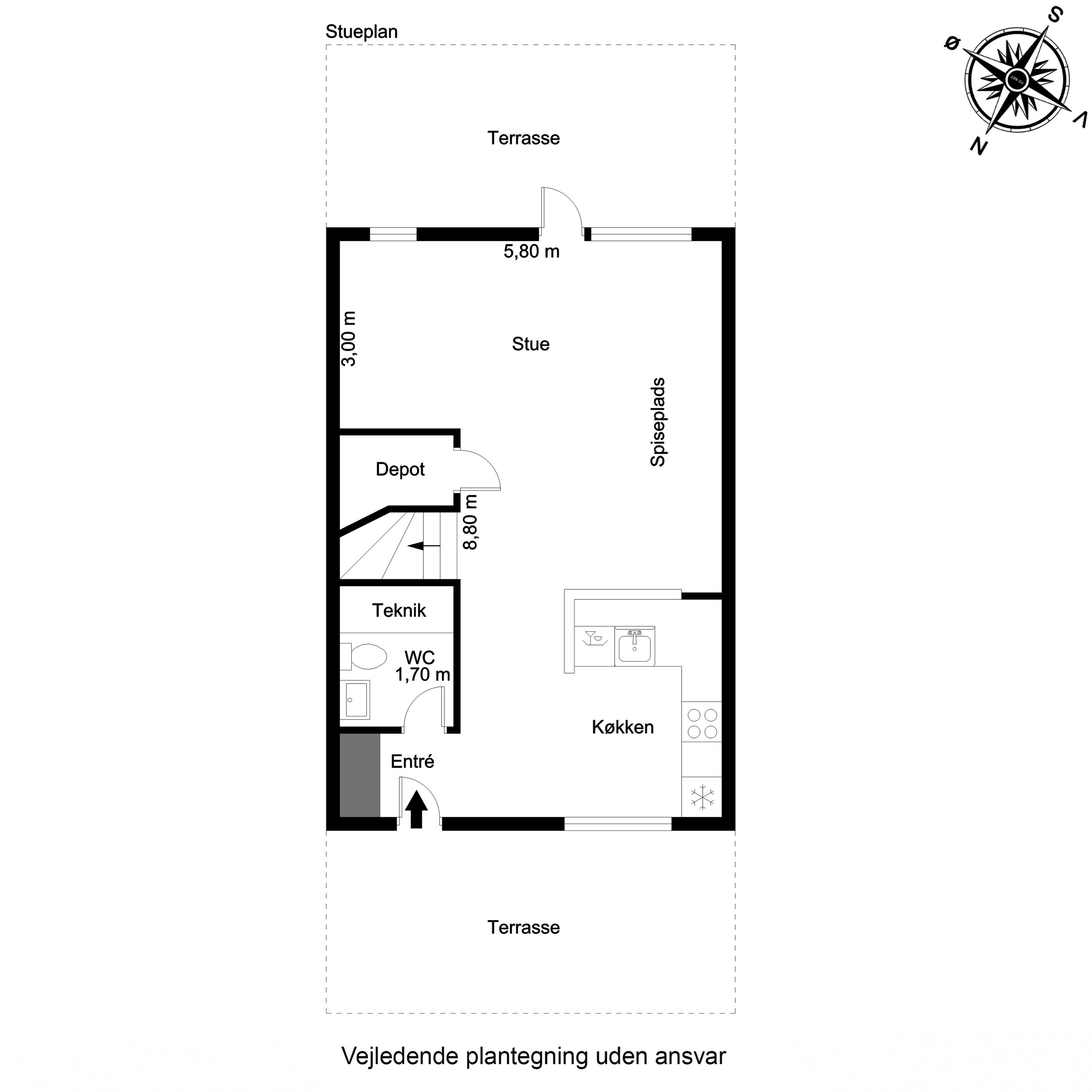 Plantegninger billede af Fjergangen 9, Tarup, 5000 Odense C