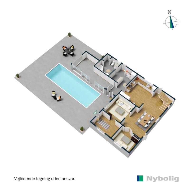 Plantegninger billede af Kragelundvej 11, 6622 Bække