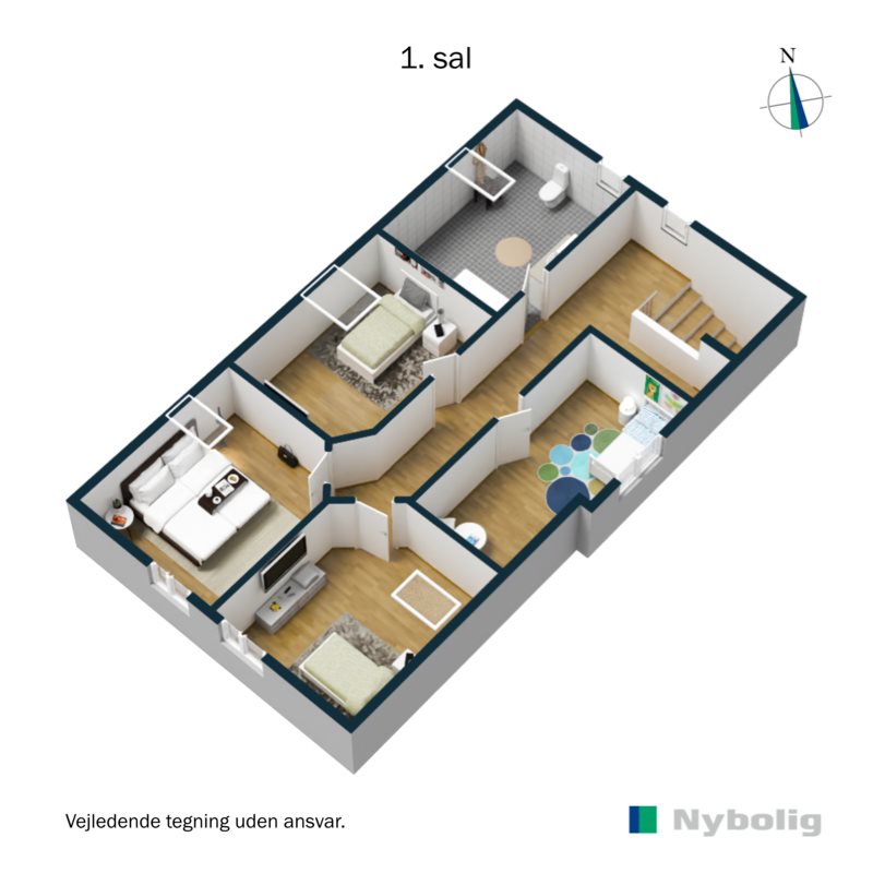 Plantegninger billede af Kragelundvej 11, 6622 Bække