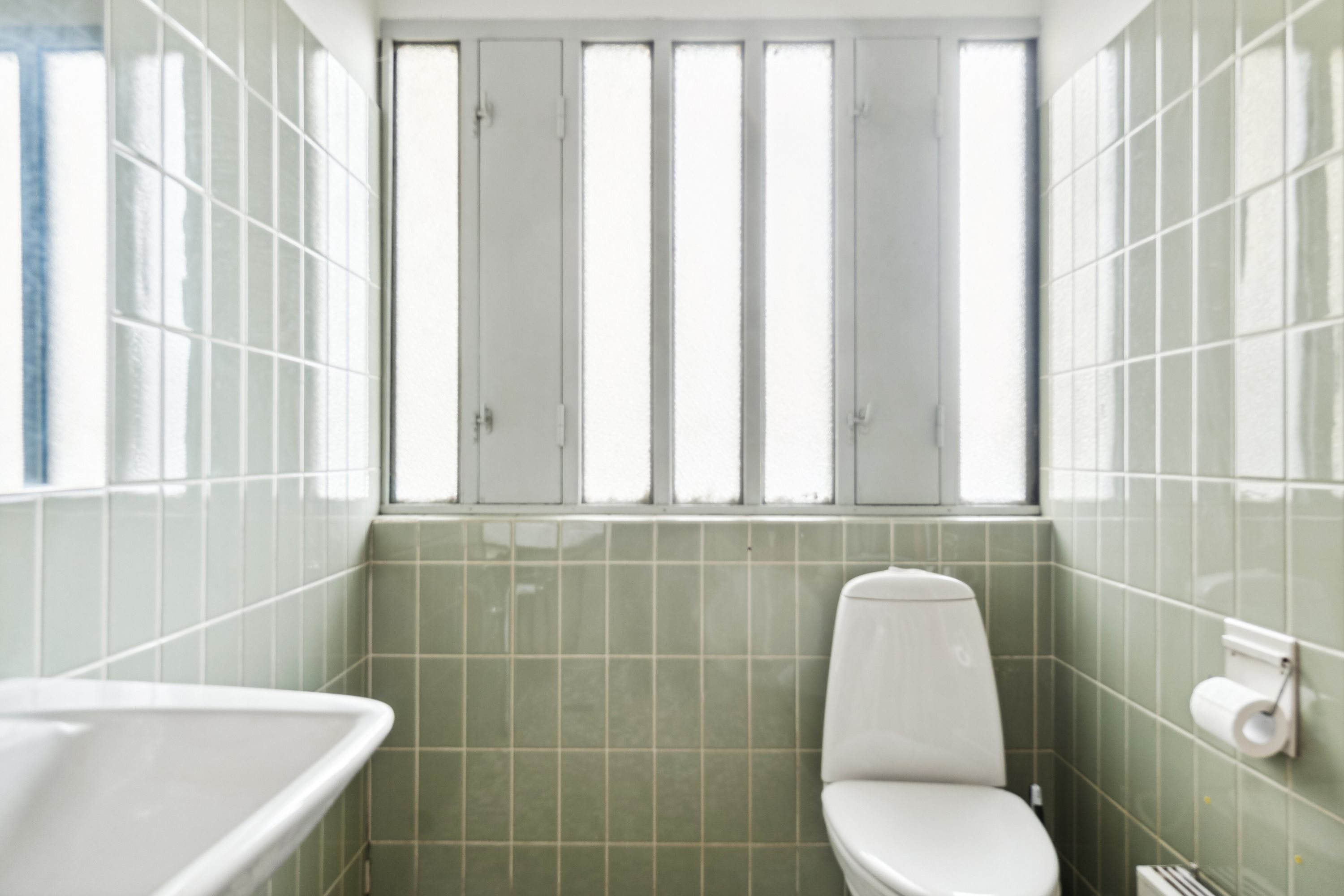 Fremhævet badeværelse billede i fuldskærmstilstand. Billede af Rosenhaven 17, 4470 Svebølle