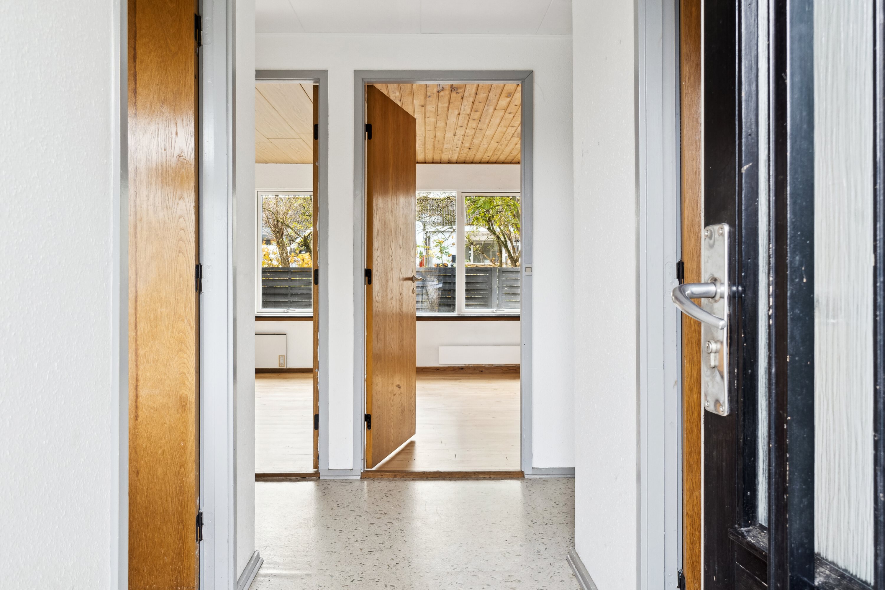 Fremhævet gang billede i fuldskærmstilstand. Billede af Rosenhaven 17, 4470 Svebølle