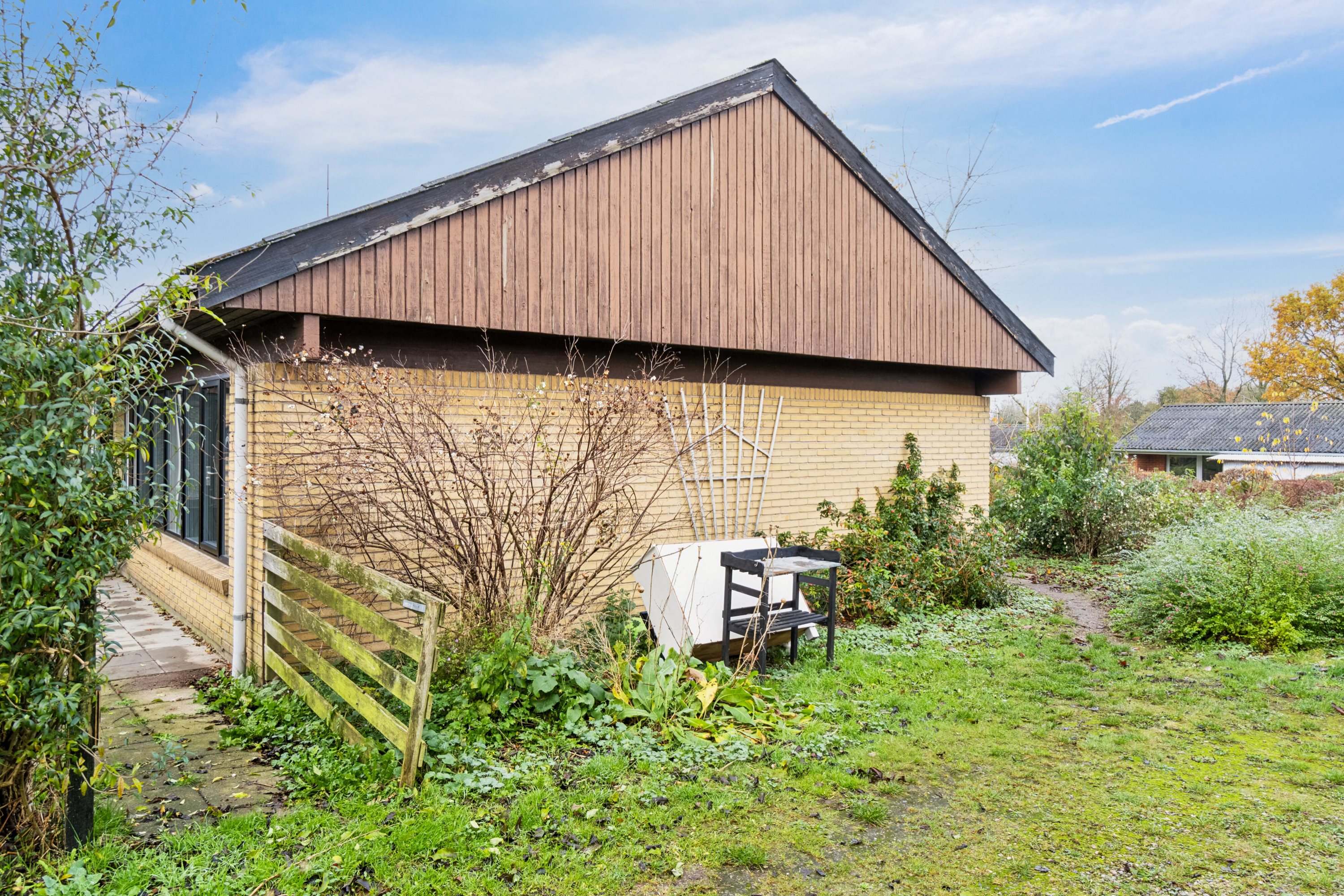 Fremhævet udendørs billede i fuldskærmstilstand. Billede af Rosenhaven 17, 4470 Svebølle