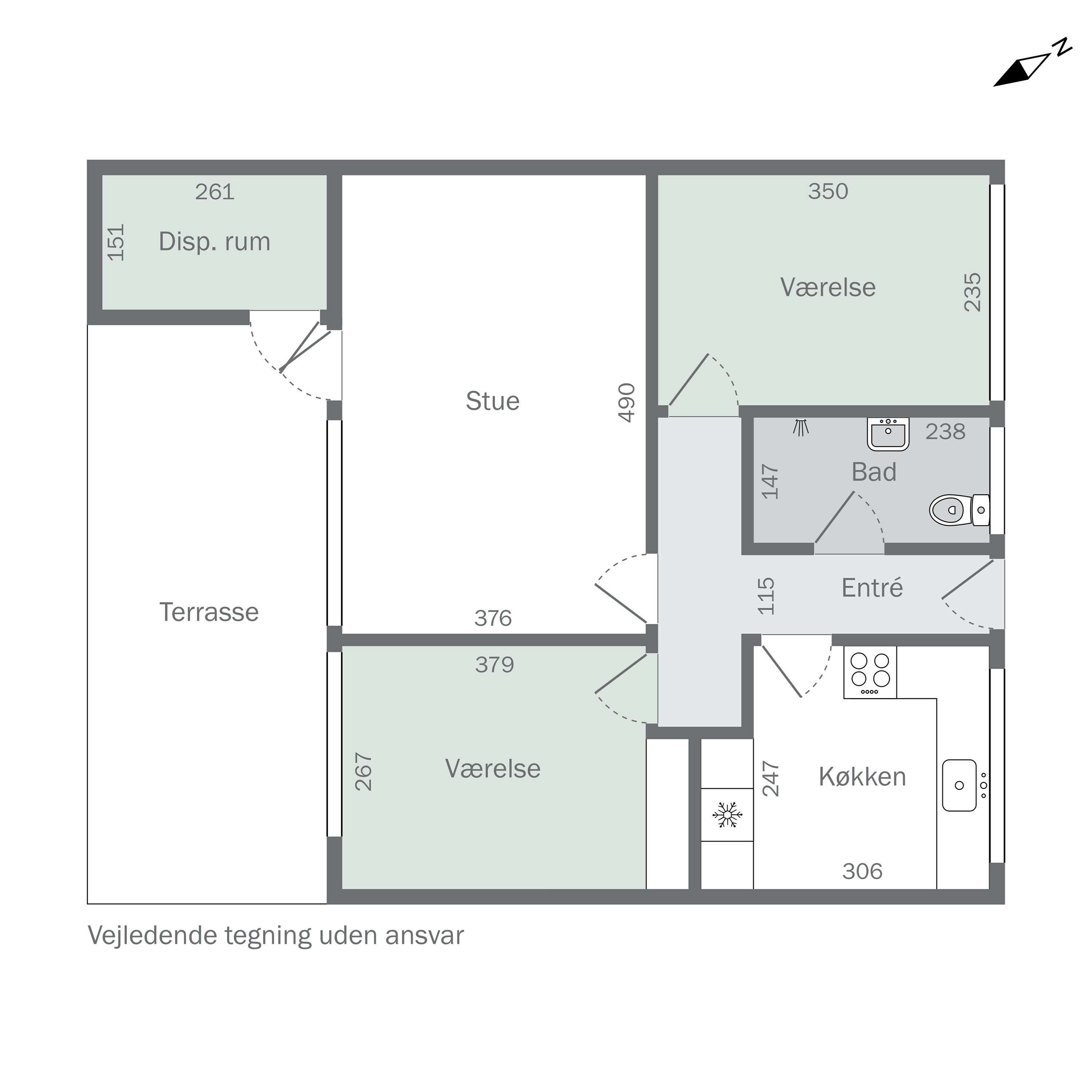 Plantegninger billede af Rosenhaven 17, 4470 Svebølle