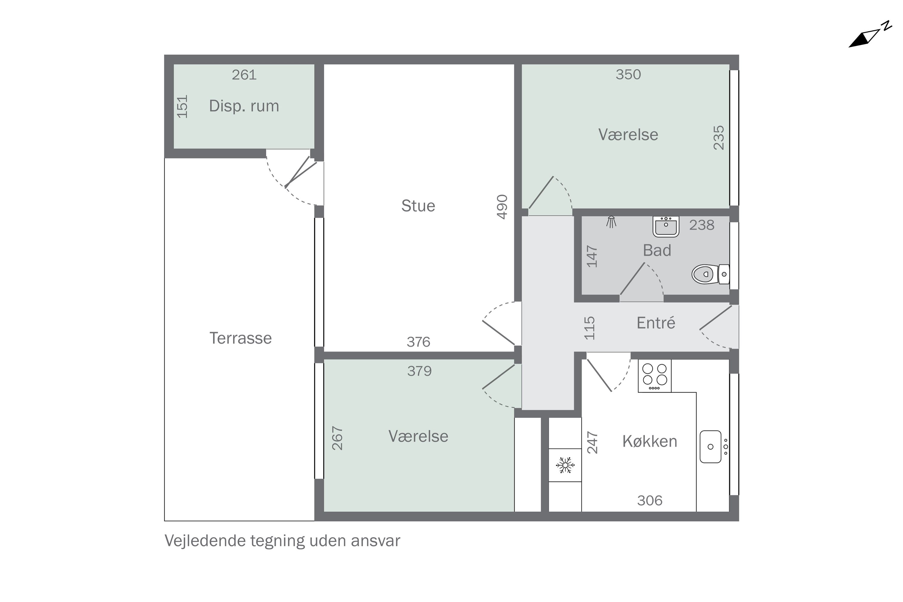 Plantegninger billede af Rosenhaven 17, 4470 Svebølle