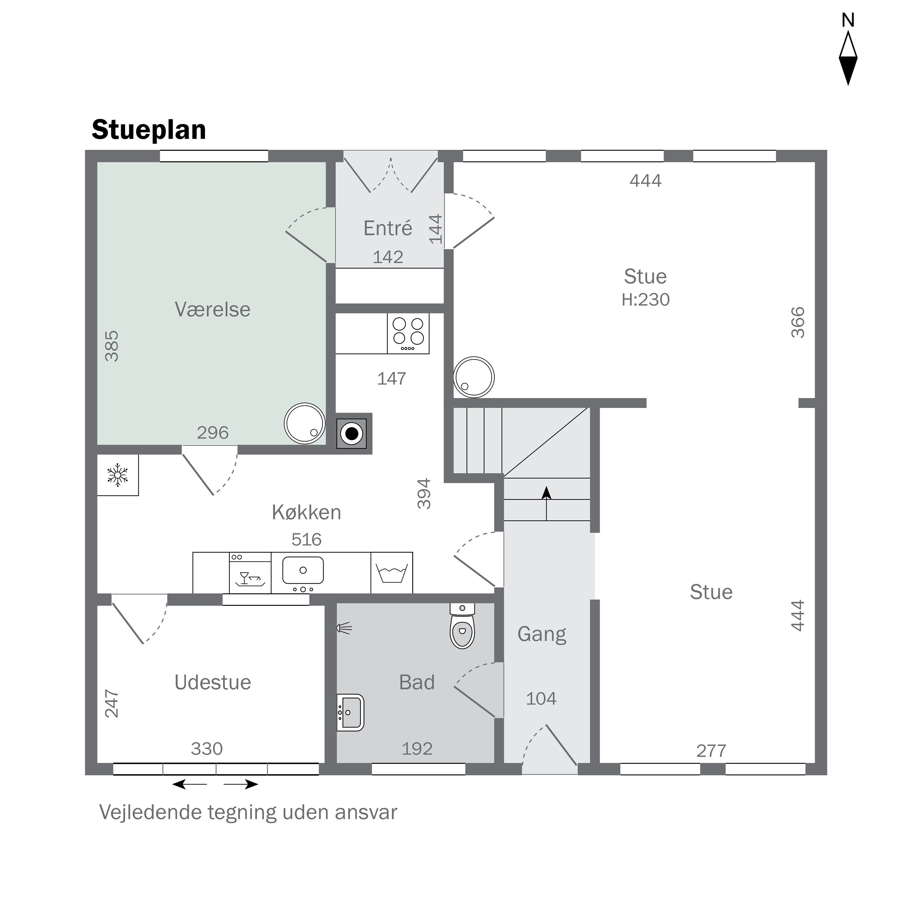 Plantegninger billede af Adelgade 7, 4400 Kalundborg