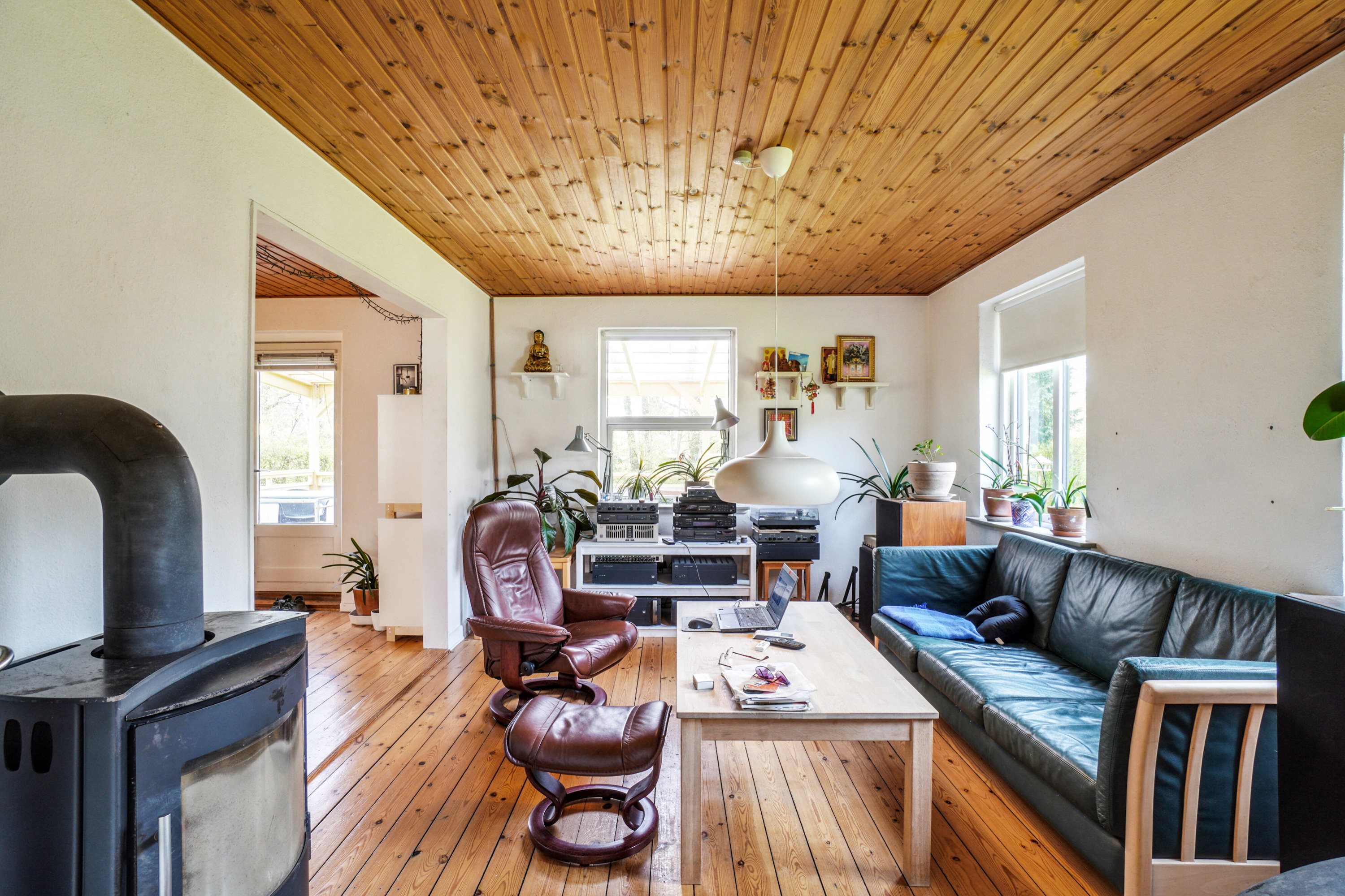 Fremhævet stue billede i fuldskærmstilstand. Billede af Århusvej 104, Sander, 8300 Odder