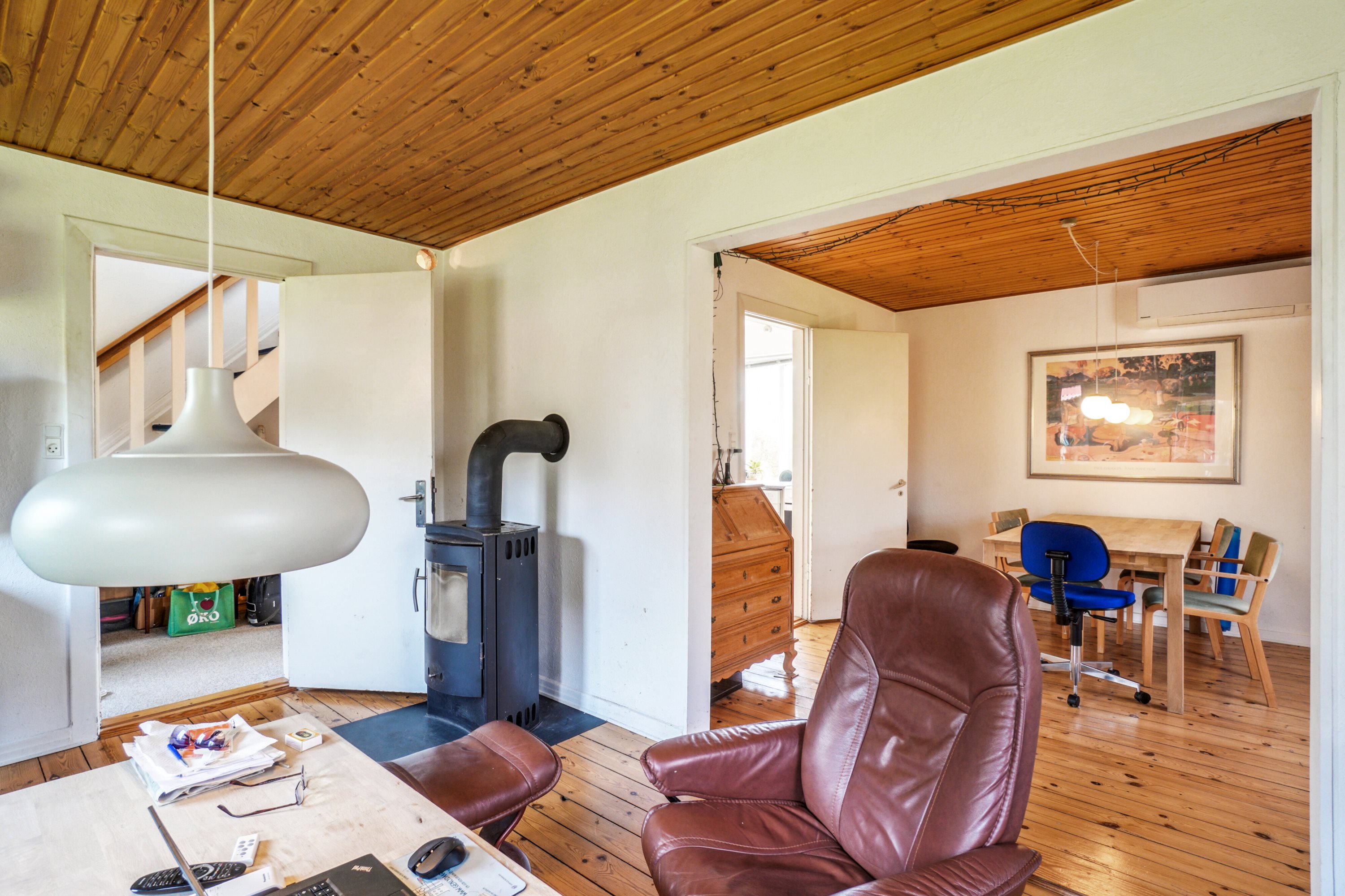 Fremhævet stue billede i fuldskærmstilstand. Billede af Århusvej 104, Sander, 8300 Odder