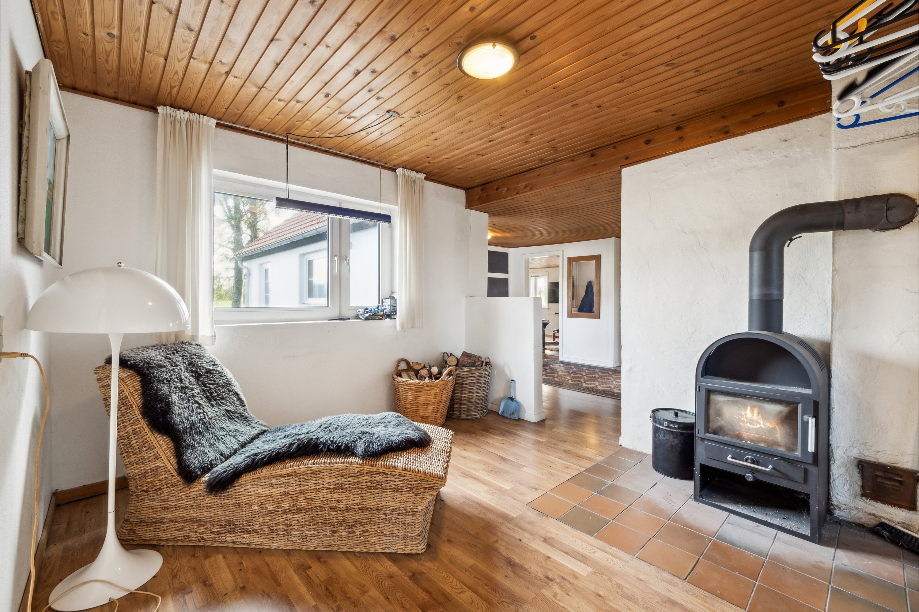 Fremhævet stue billede i fuldskærmstilstand. Billede af Præstevejen 70, Rønbjerg, 7800 Skive