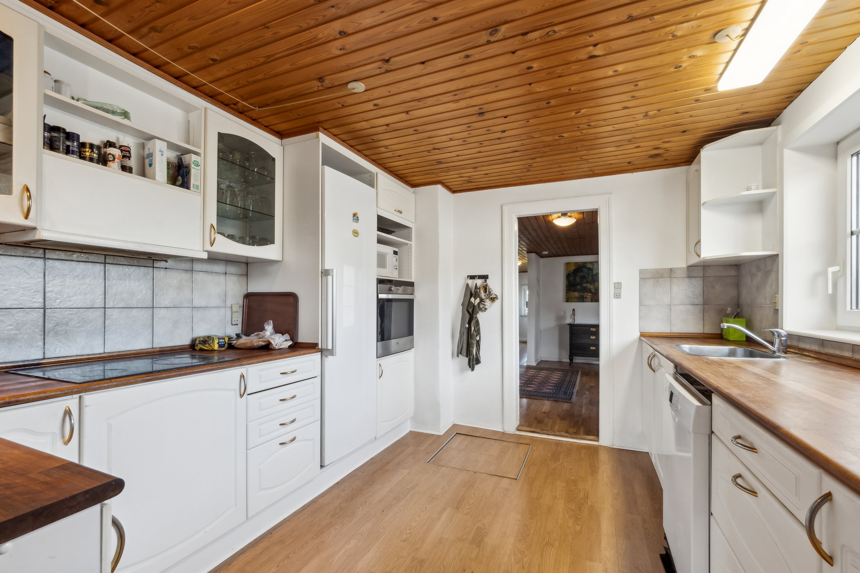 Fremhævet køkken billede i fuldskærmstilstand. Billede af Præstevejen 70, Rønbjerg, 7800 Skive