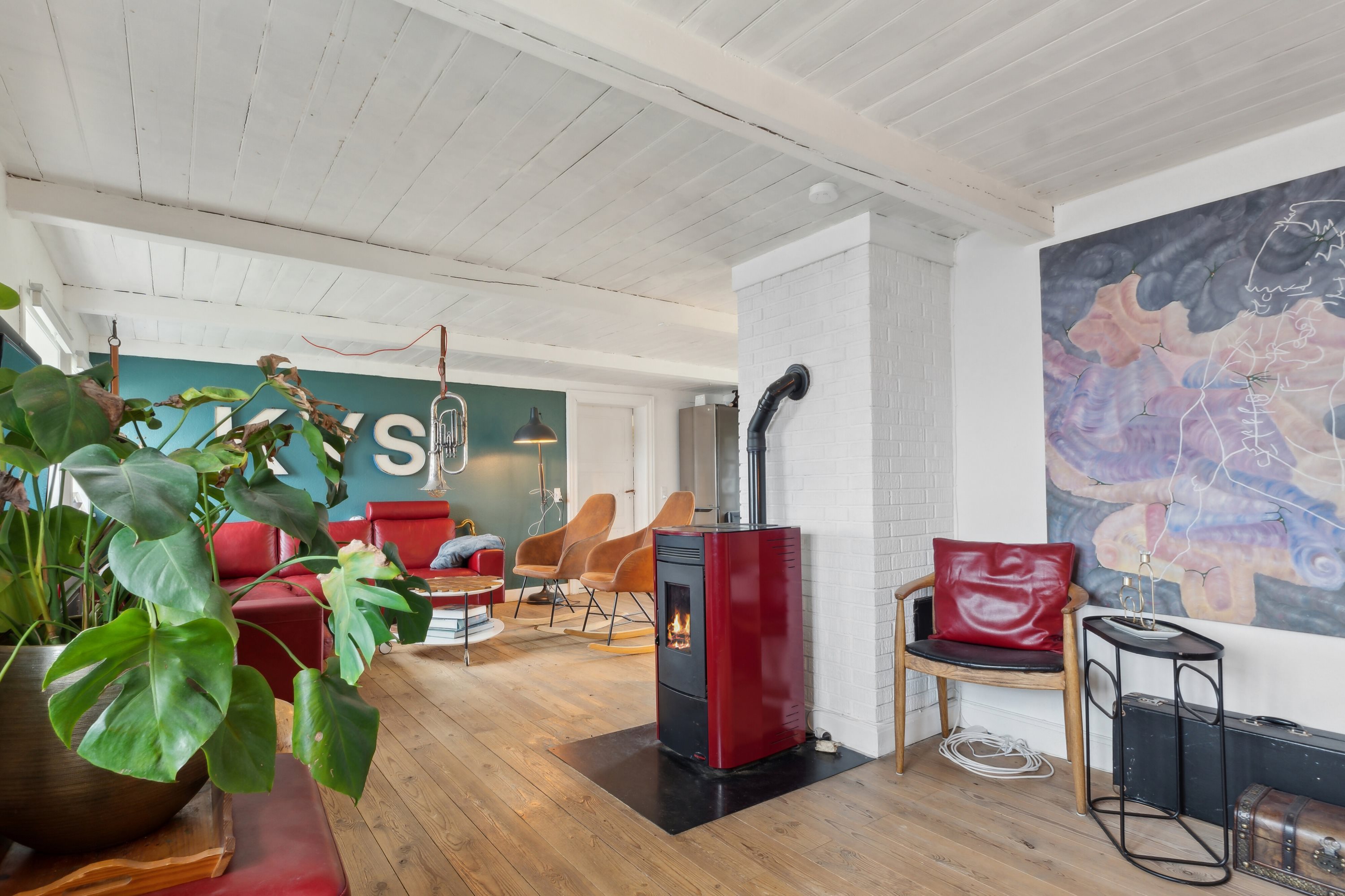 Fremhævet stue billede i fuldskærmstilstand. Billede af Strandvejen 60, 5882 Vejstrup