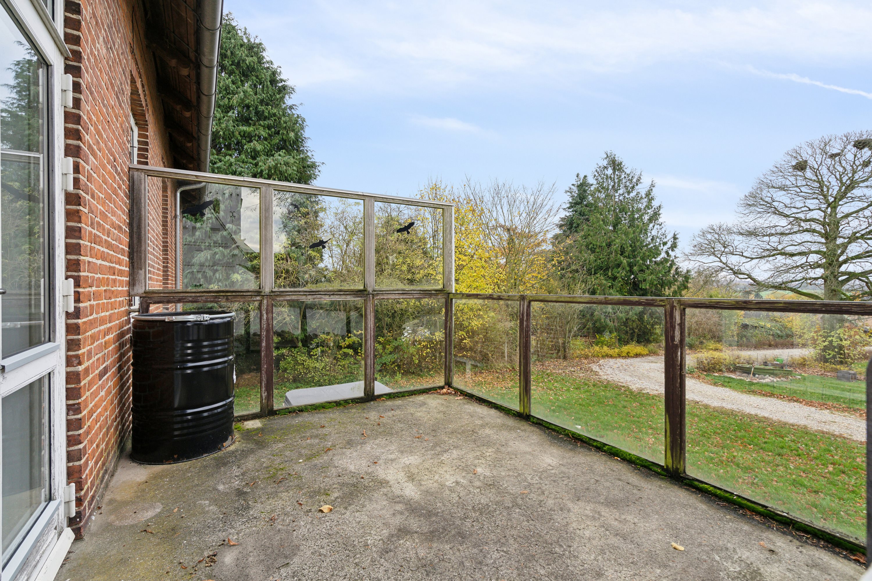 Fremhævet altan billede i fuldskærmstilstand. Billede af Sneholmgårdsvej 11B, Dalby, 4690 Haslev