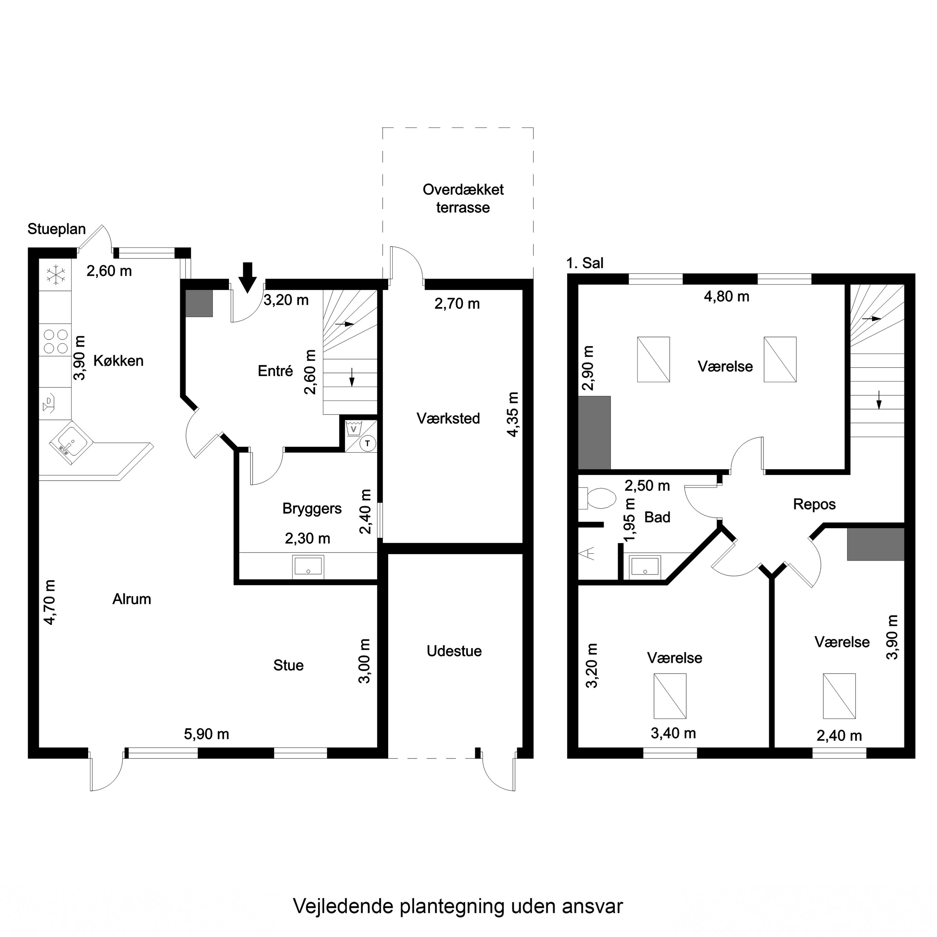 Plantegninger billede af Segaltvej 125, Løgten, 8541 Skødstrup