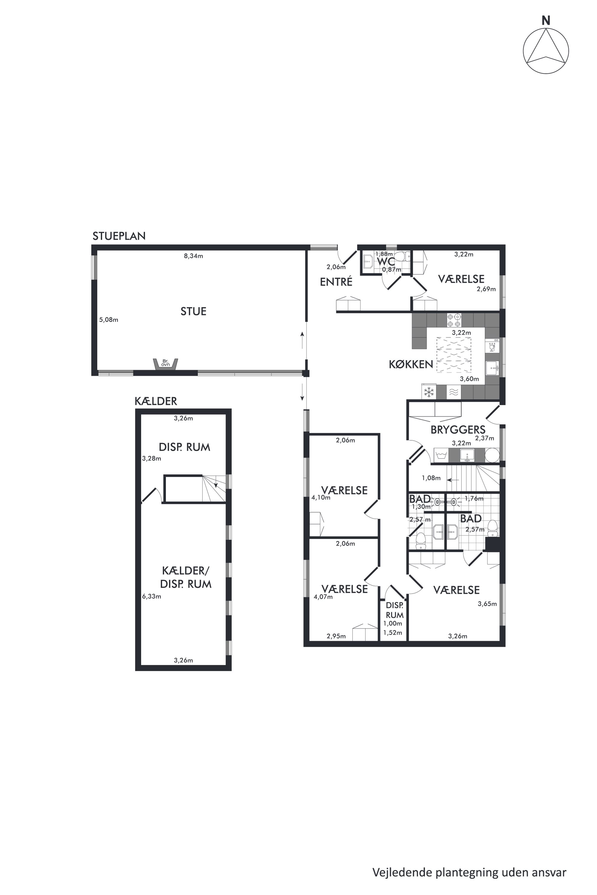 Plantegninger billede af Skovvejen 51, 8740 Brædstrup