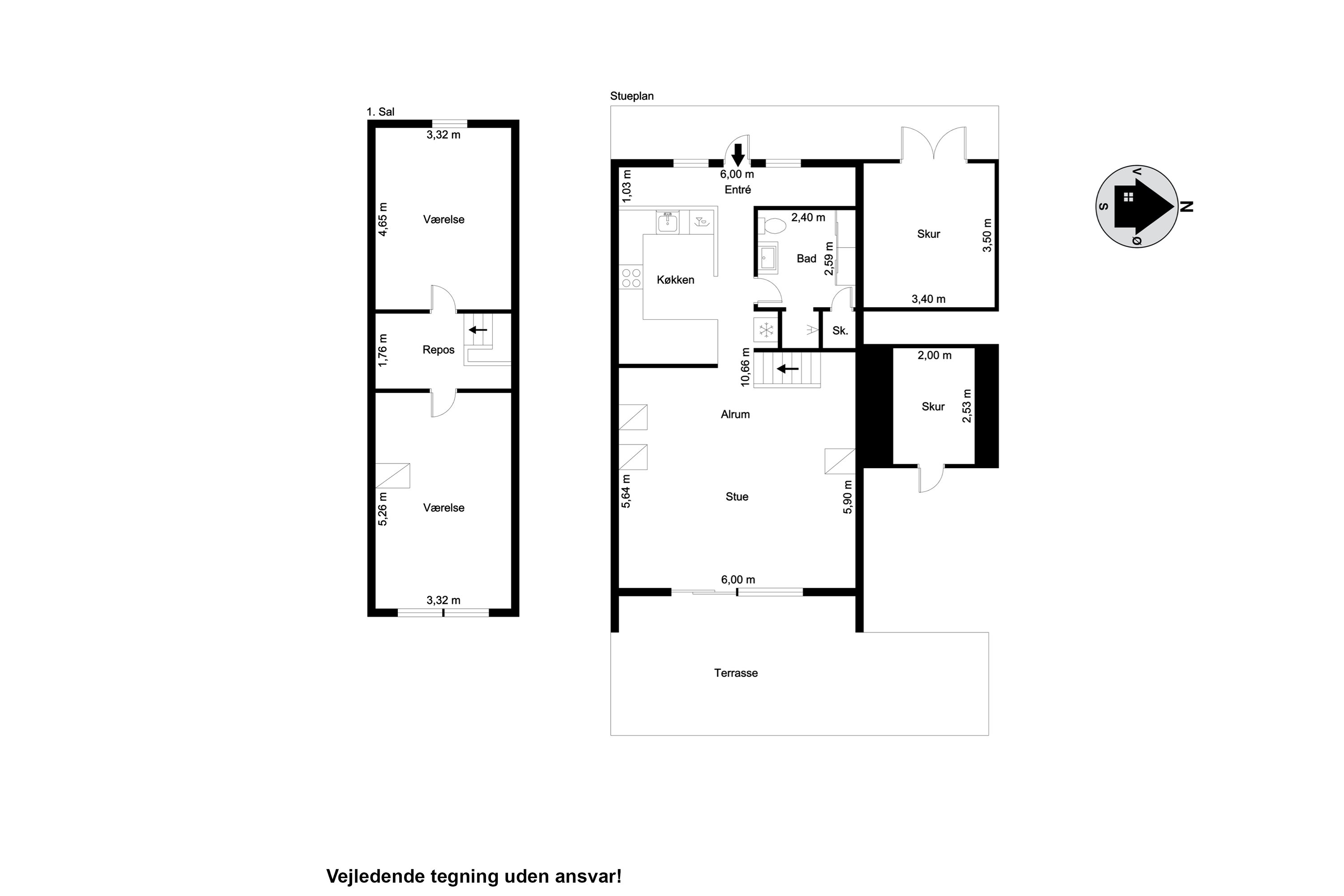 Plantegninger billede af Golfsvinget 140, Gatten, 9640 Farsø