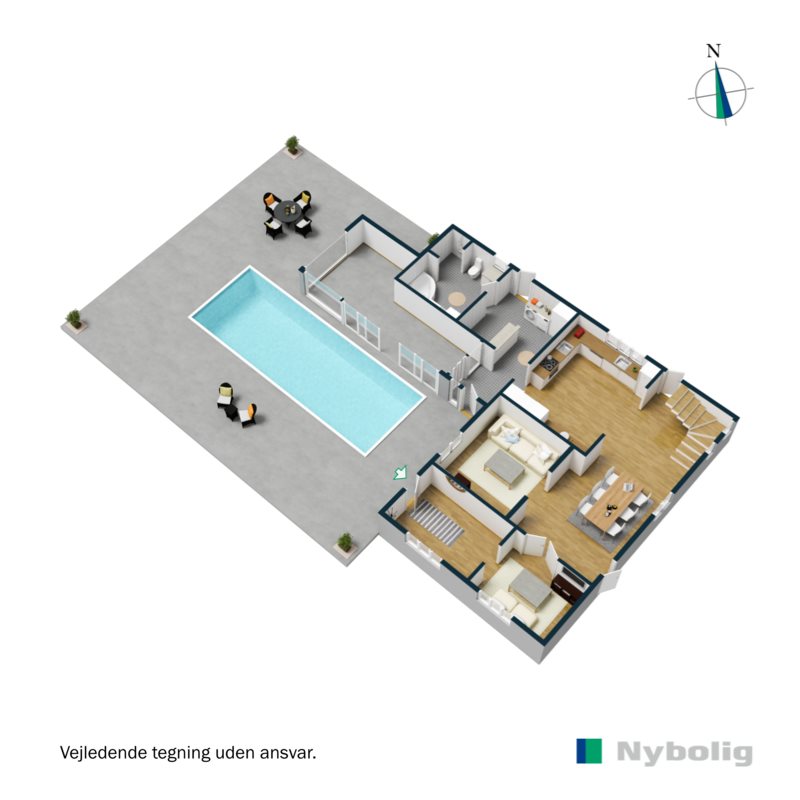 Plantegninger billede af Kragelundvej 11, 6622 Bække