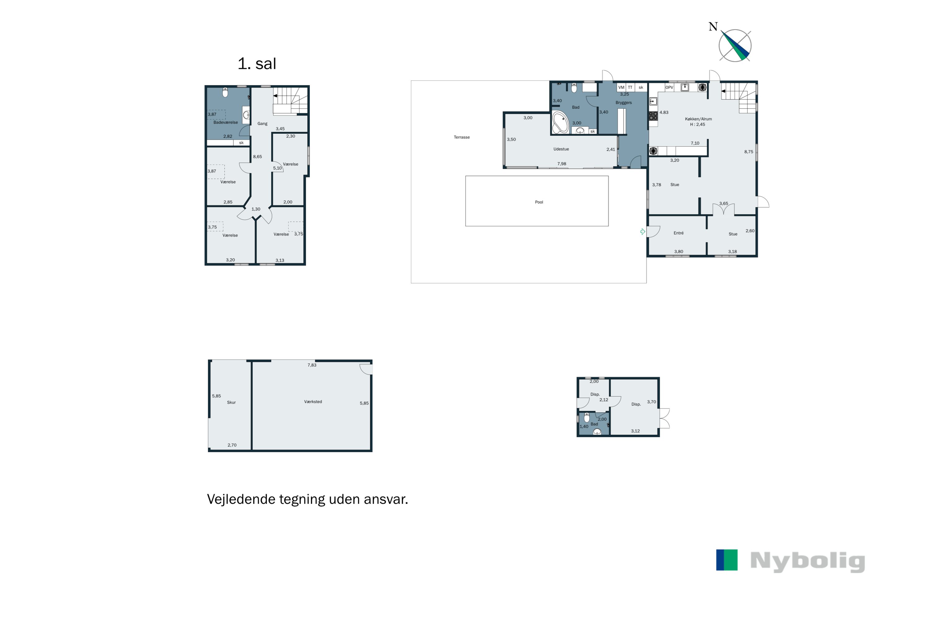 Plantegninger billede af Kragelundvej 11, 6622 Bække