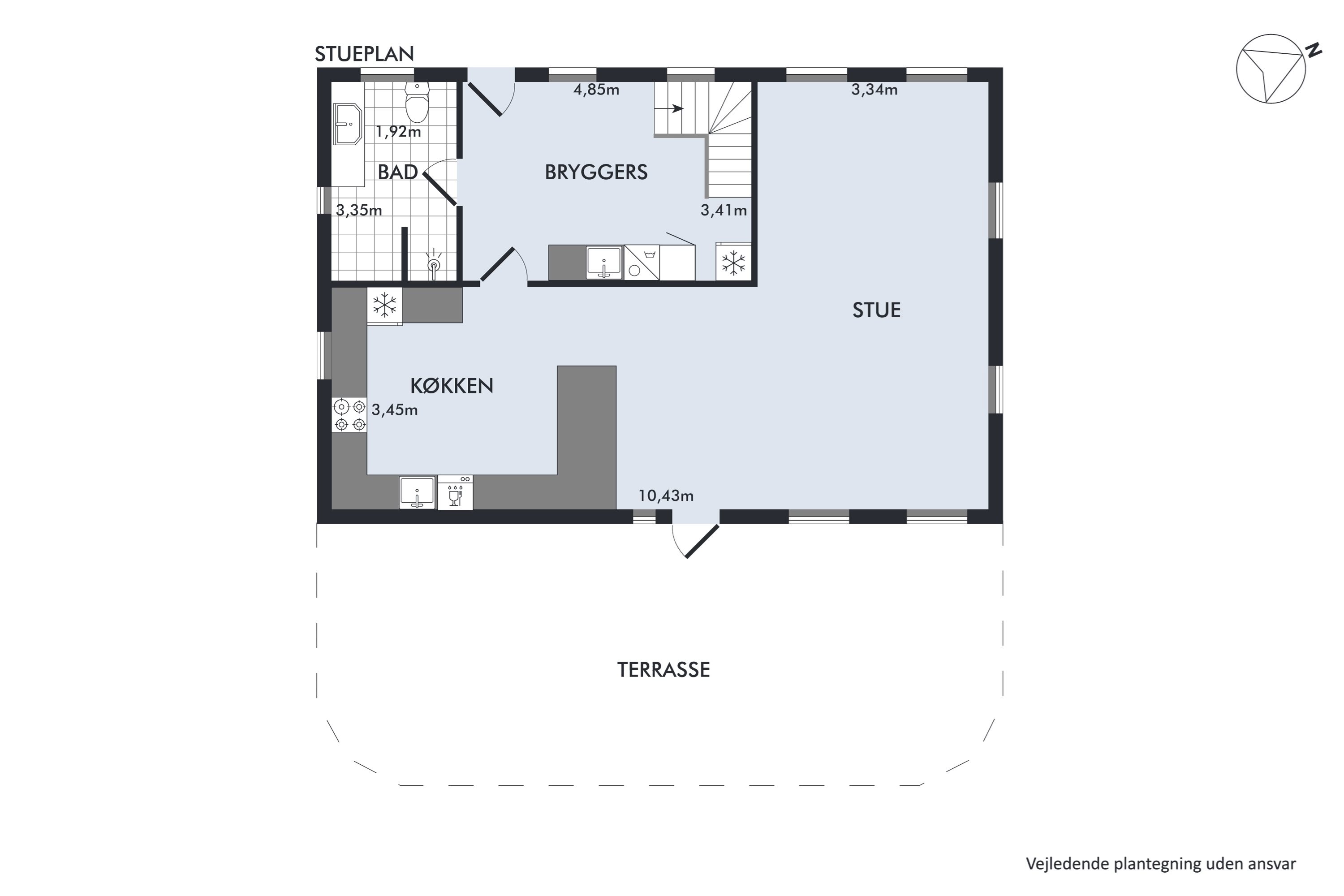 Plantegninger billede af Mads Møllersvej 10, Sdr Vinge, 8860 Ulstrup