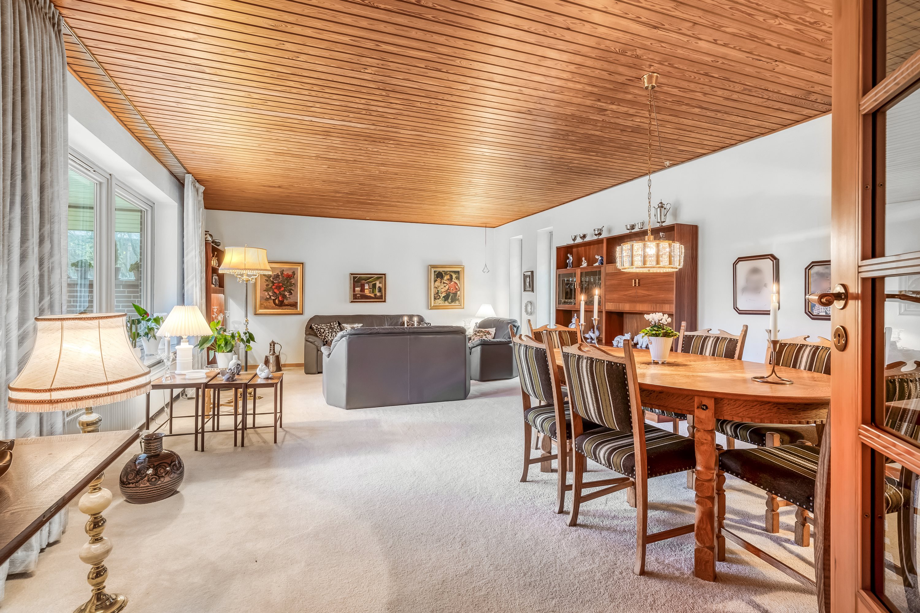 Fremhævet stue billede i fuldskærmstilstand. Billede af Kobberupvej 189, Mejrup, 7500 Holstebro