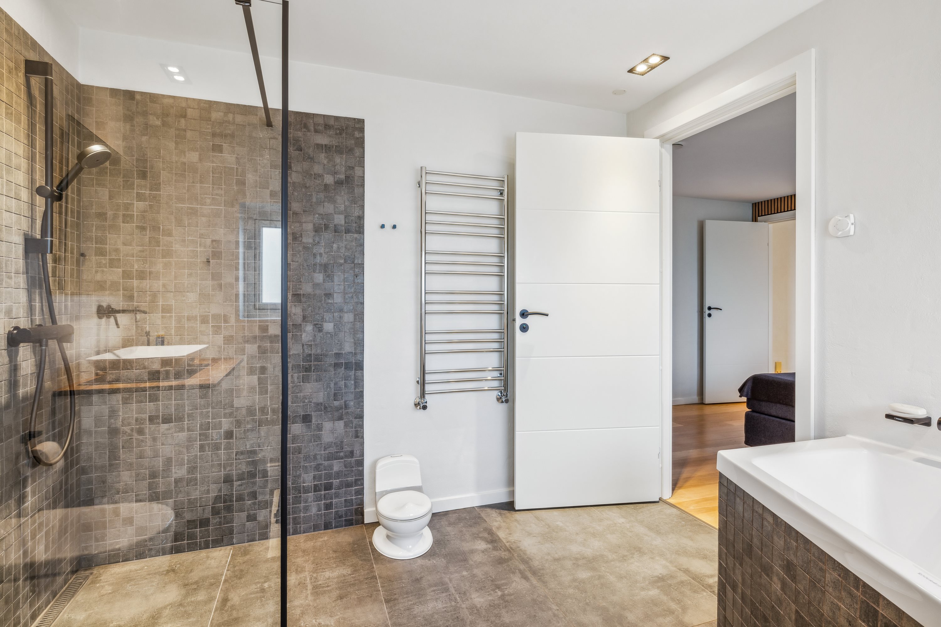 Fremhævet badeværelse billede i fuldskærmstilstand. Billede af Udsigten 7, 7850 Stoholm Jyll