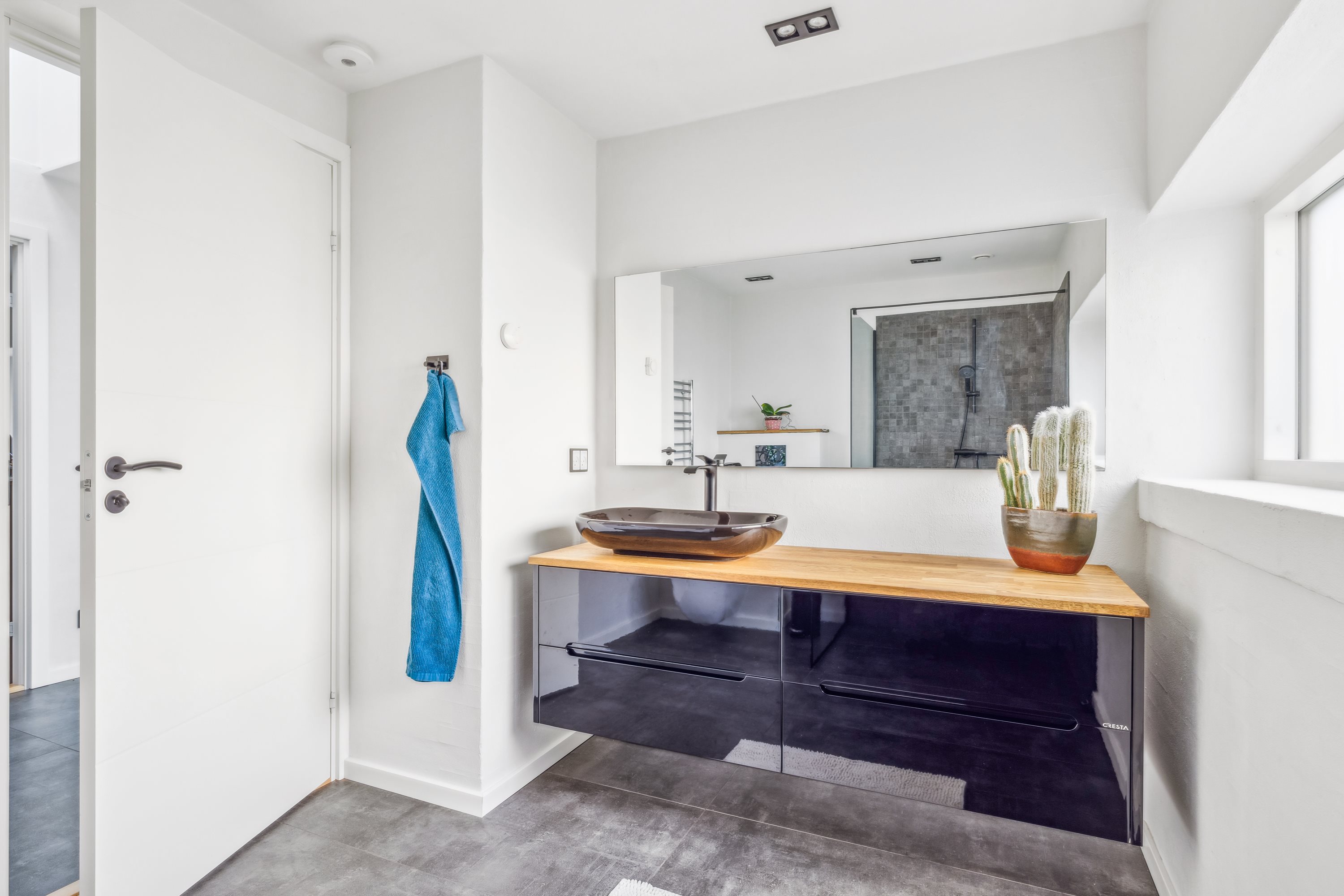 Fremhævet badeværelse billede i fuldskærmstilstand. Billede af Udsigten 7, 7850 Stoholm Jyll