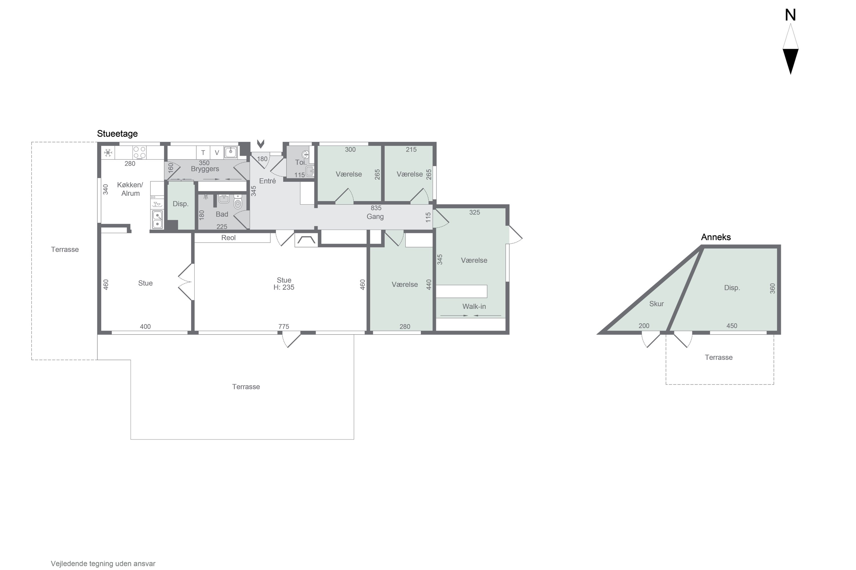 Plantegninger billede af Vintervej 4, 2920 Charlottenlund