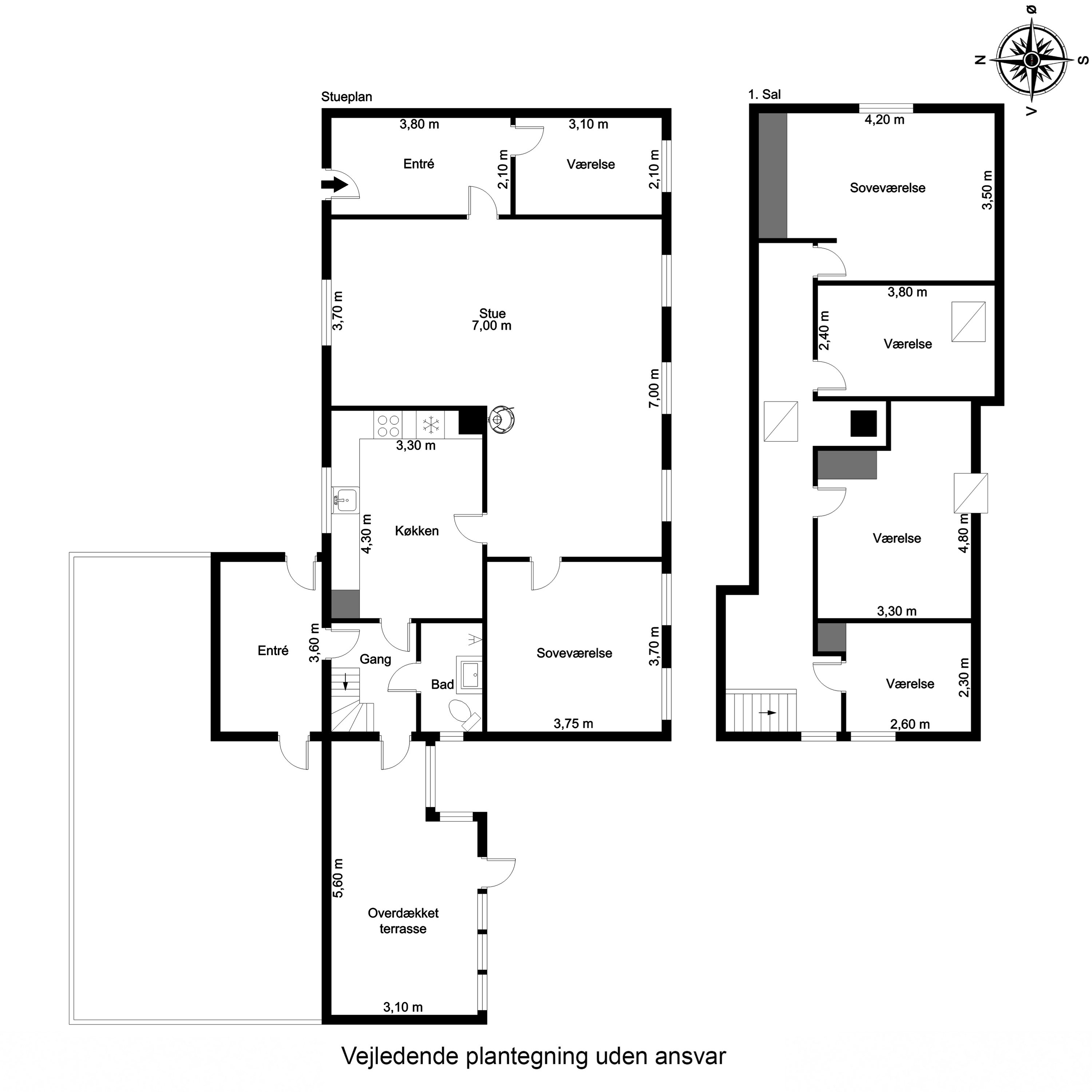 Plantegninger billede af K.L. Aastrups Vej 6, Husby, 6990 Ulfborg