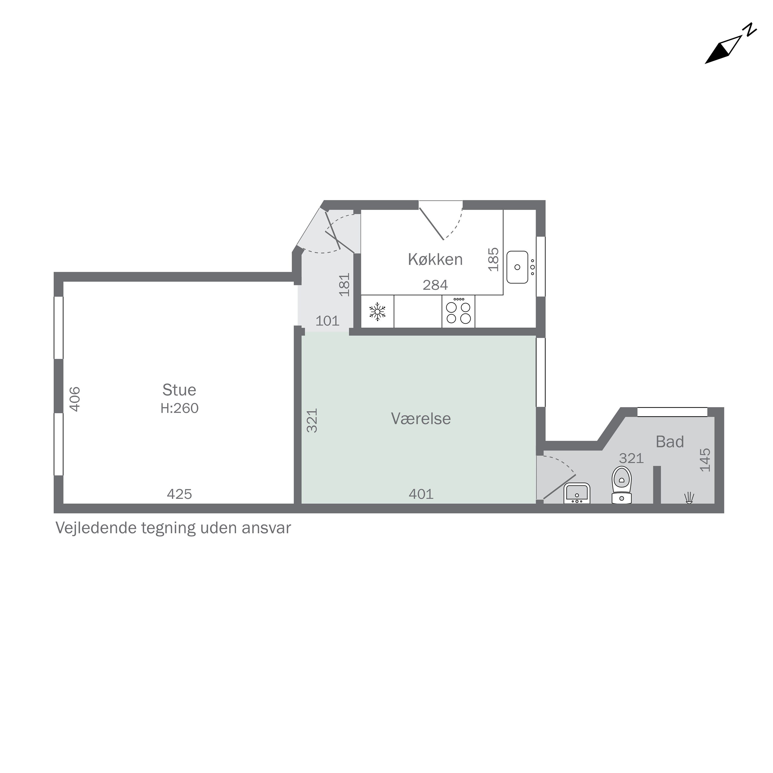 Plantegninger billede af Sdr.Stationsvej 22, st.. th., 4200 Slagelse