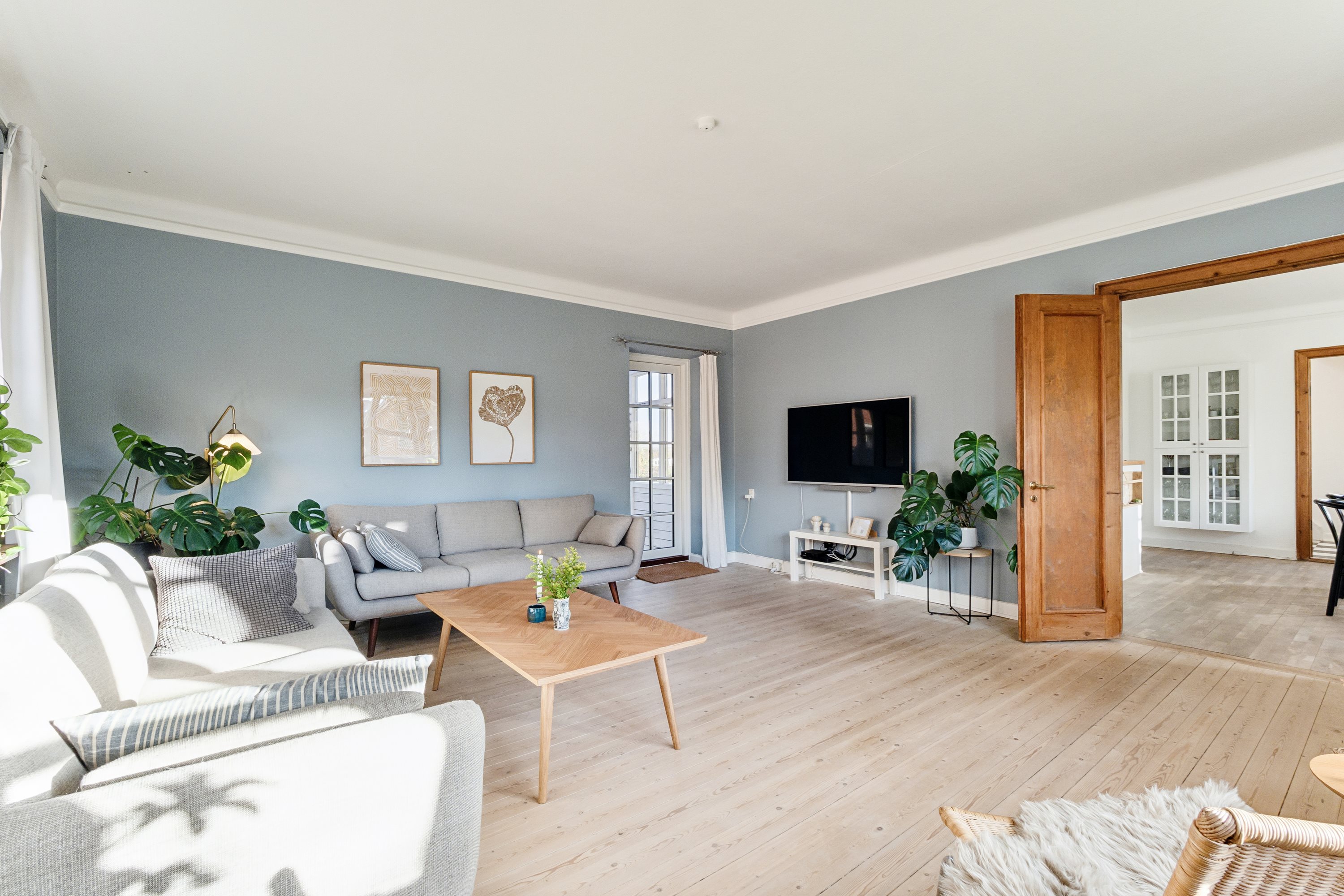 Fremhævet stue billede i fuldskærmstilstand. Billede af Vestre Alle 14, 7800 Skive