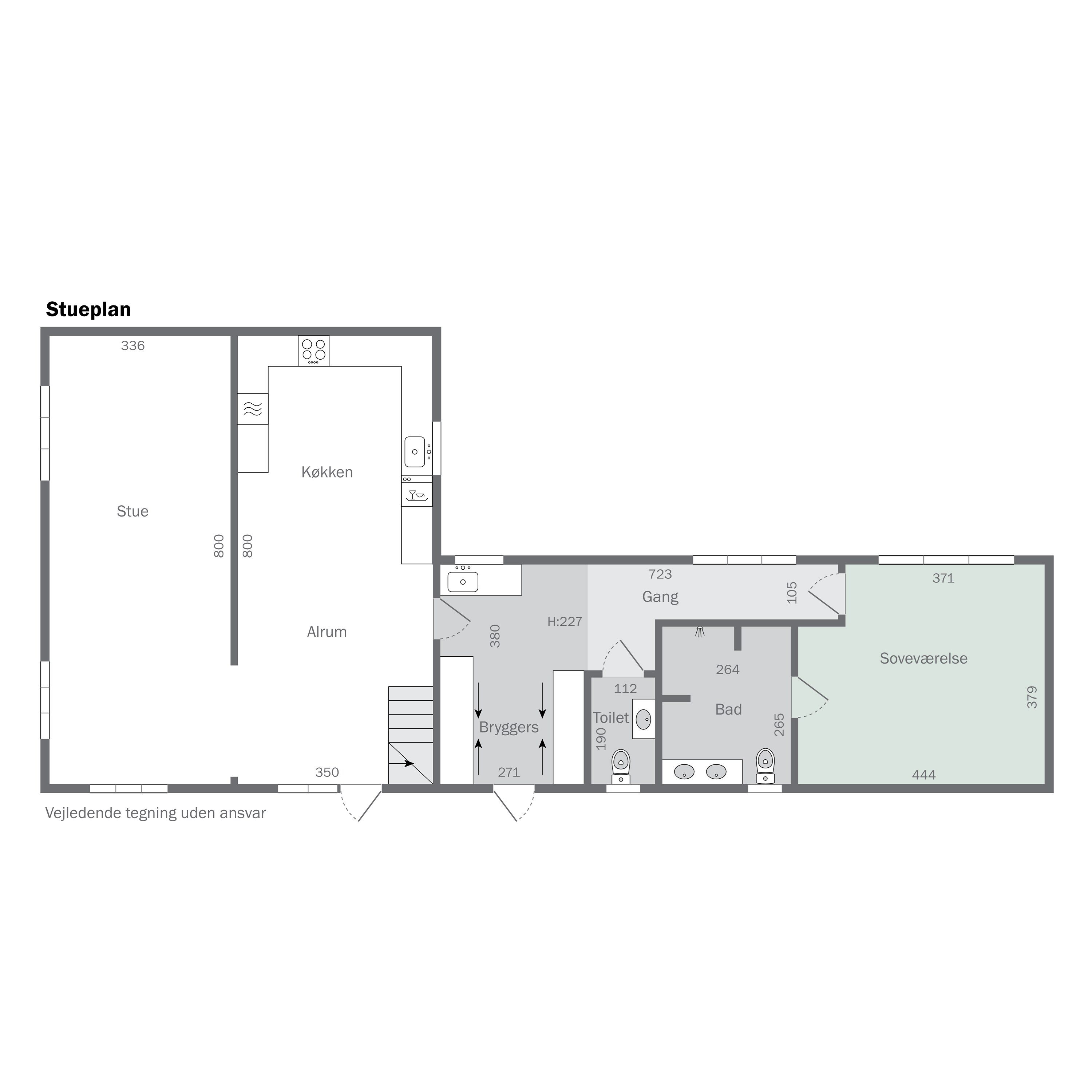 Plantegninger billede af Søst Markvej 5, Søst, 6230 Rødekro