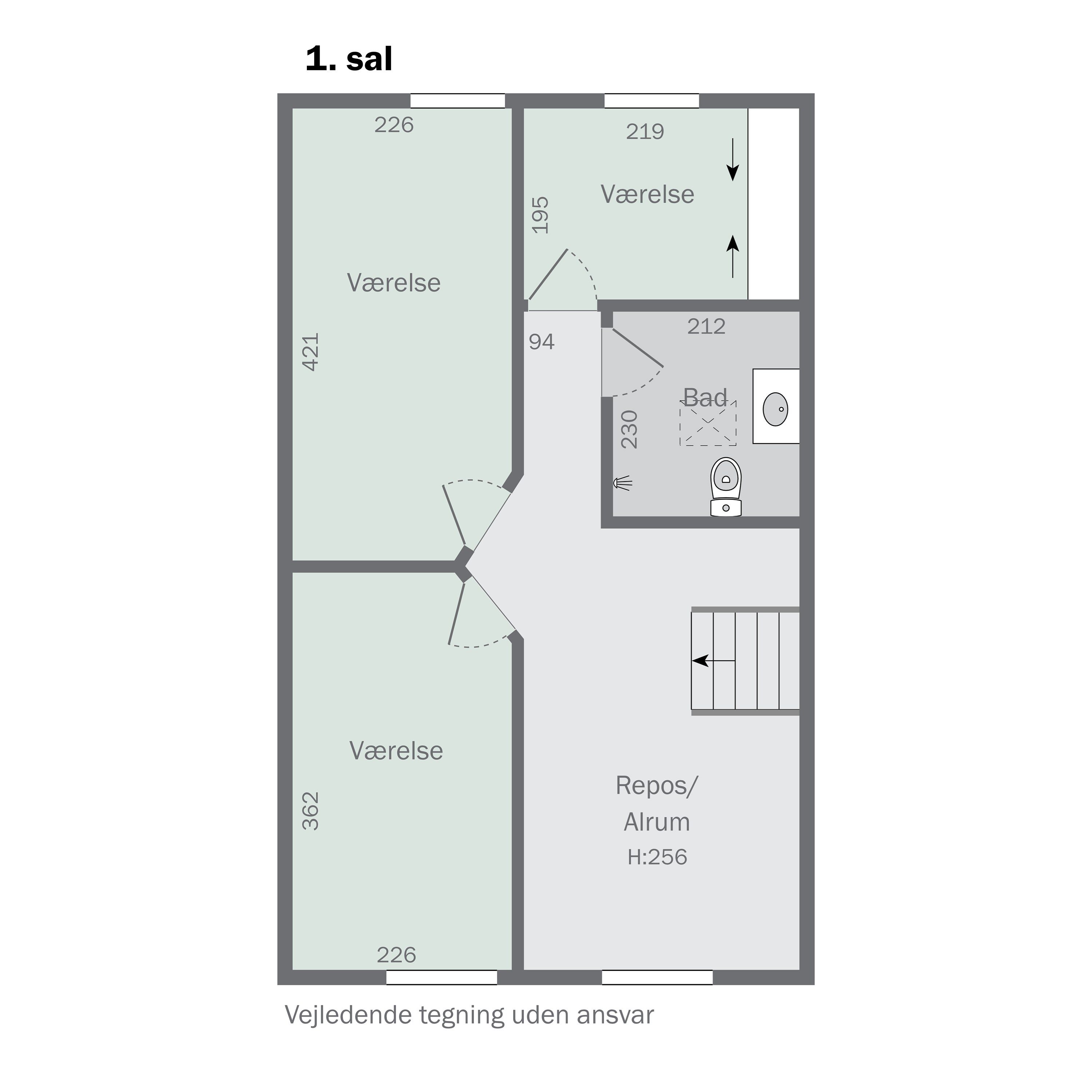 Plantegninger billede af Søst Markvej 5, Søst, 6230 Rødekro