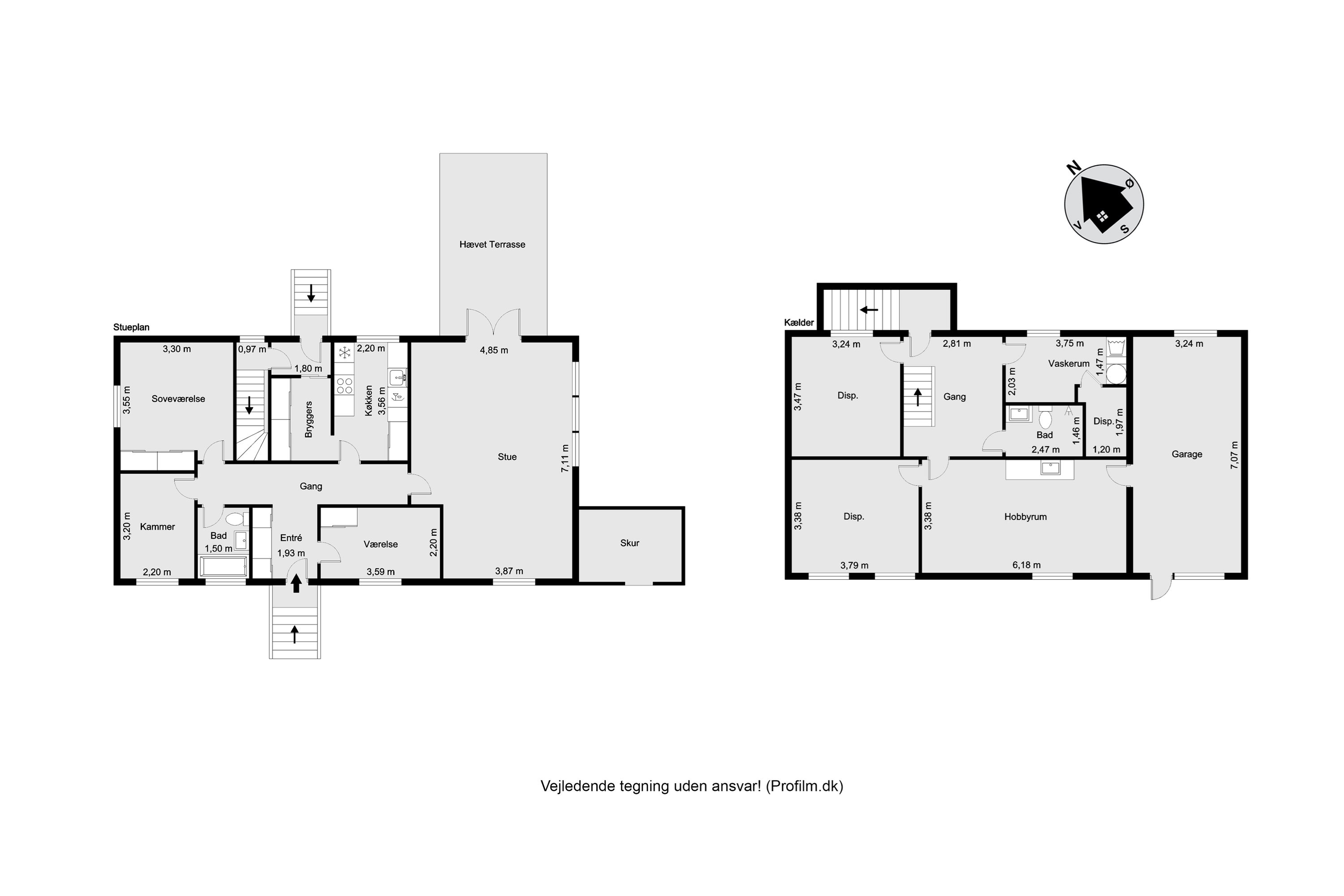 Plantegninger billede af Bjødstrupvej 25, Hammerum, 7400 Herning