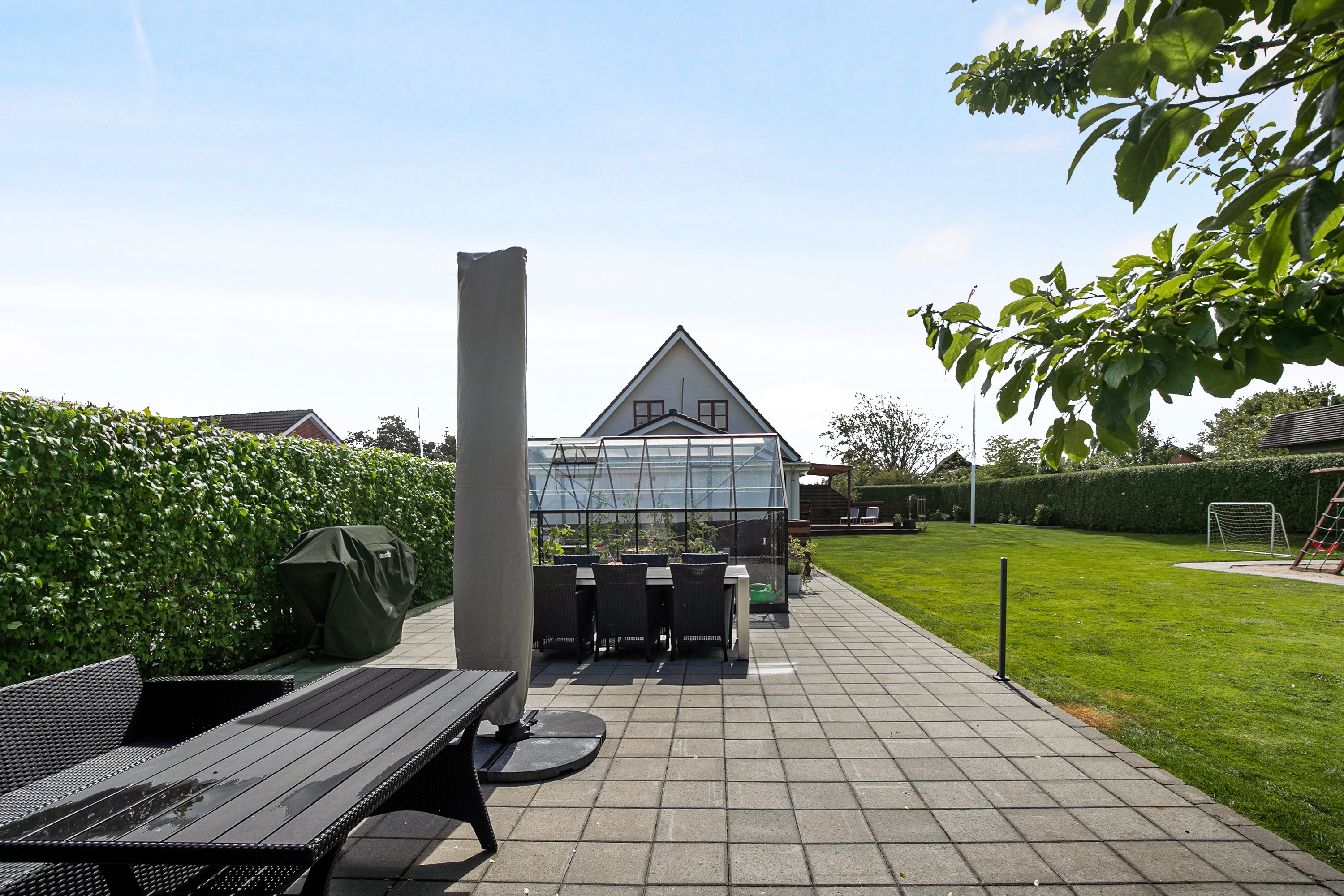 Fremhævet terrasse billede i fuldskærmstilstand. Billede af Østergade 59, 9460 Brovst