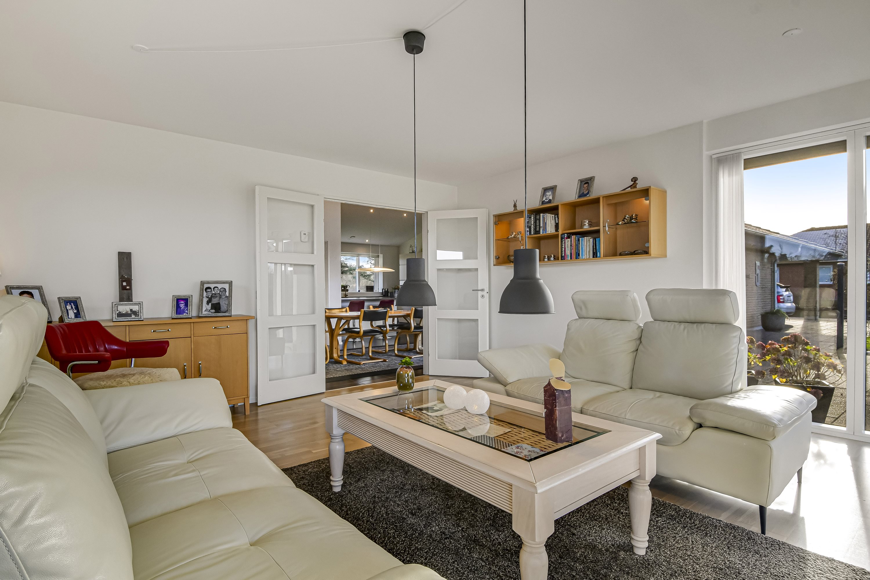 Fremhævet stue billede i fuldskærmstilstand. Billede af Majas Vej 5, Humlum, 7600 Struer